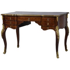 Antique French Louis XV Bureau Plat Writing Desk