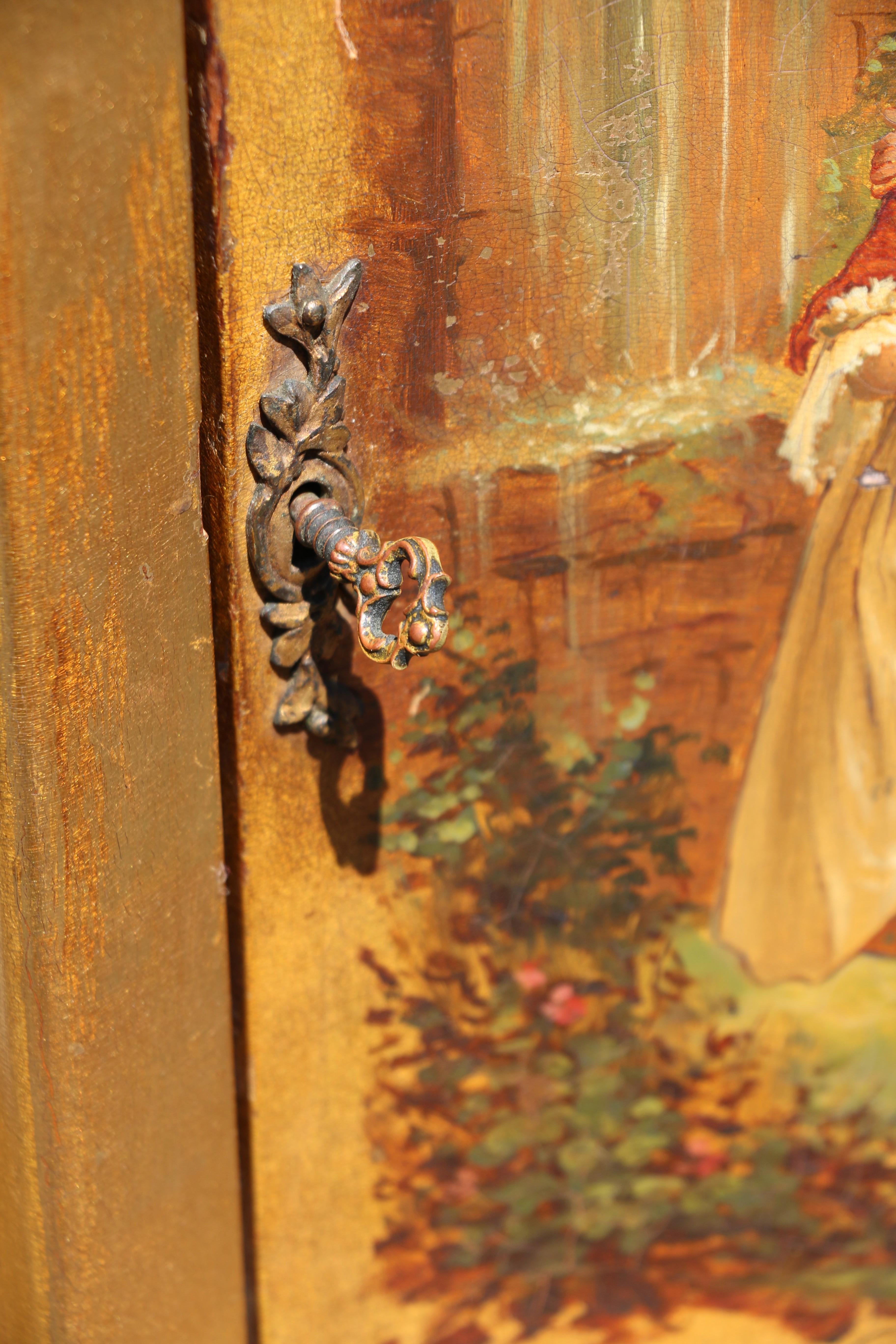 Antiker französischer Louis XV.-Schrank im Angebot 13