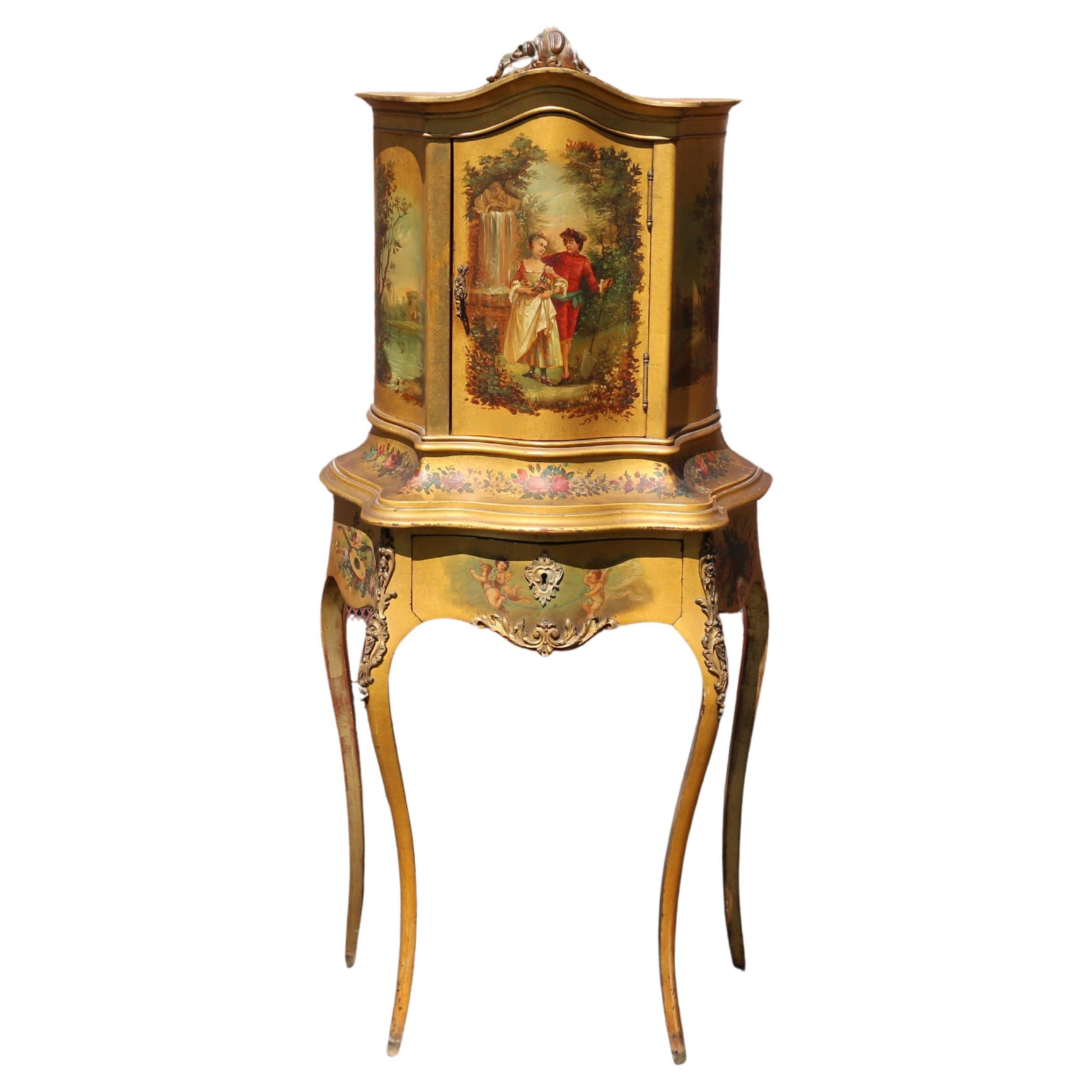 Antique French Louis XV Cabinet