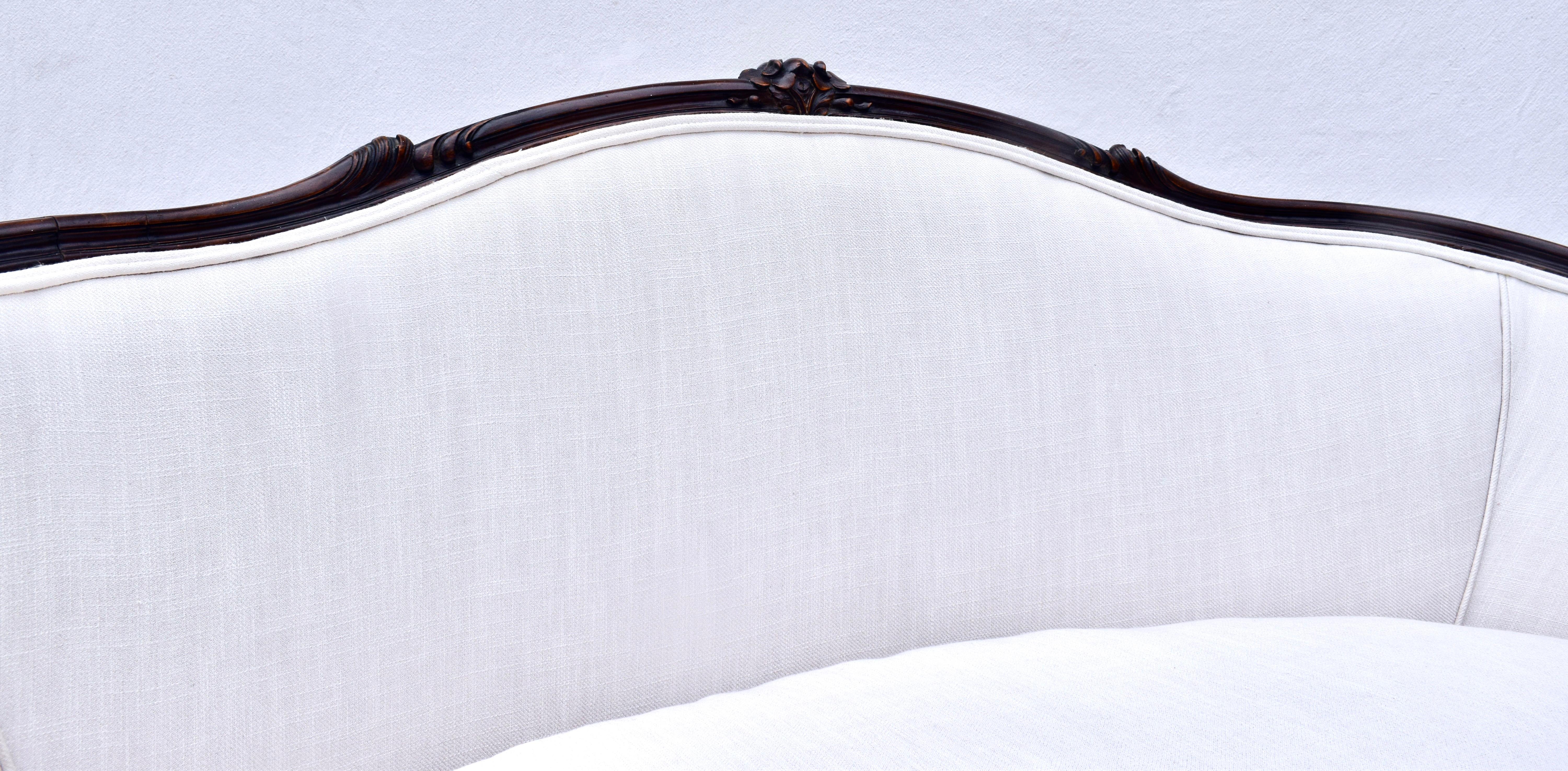 Antique French Louis XV Canape Settee Divano in vendita 3