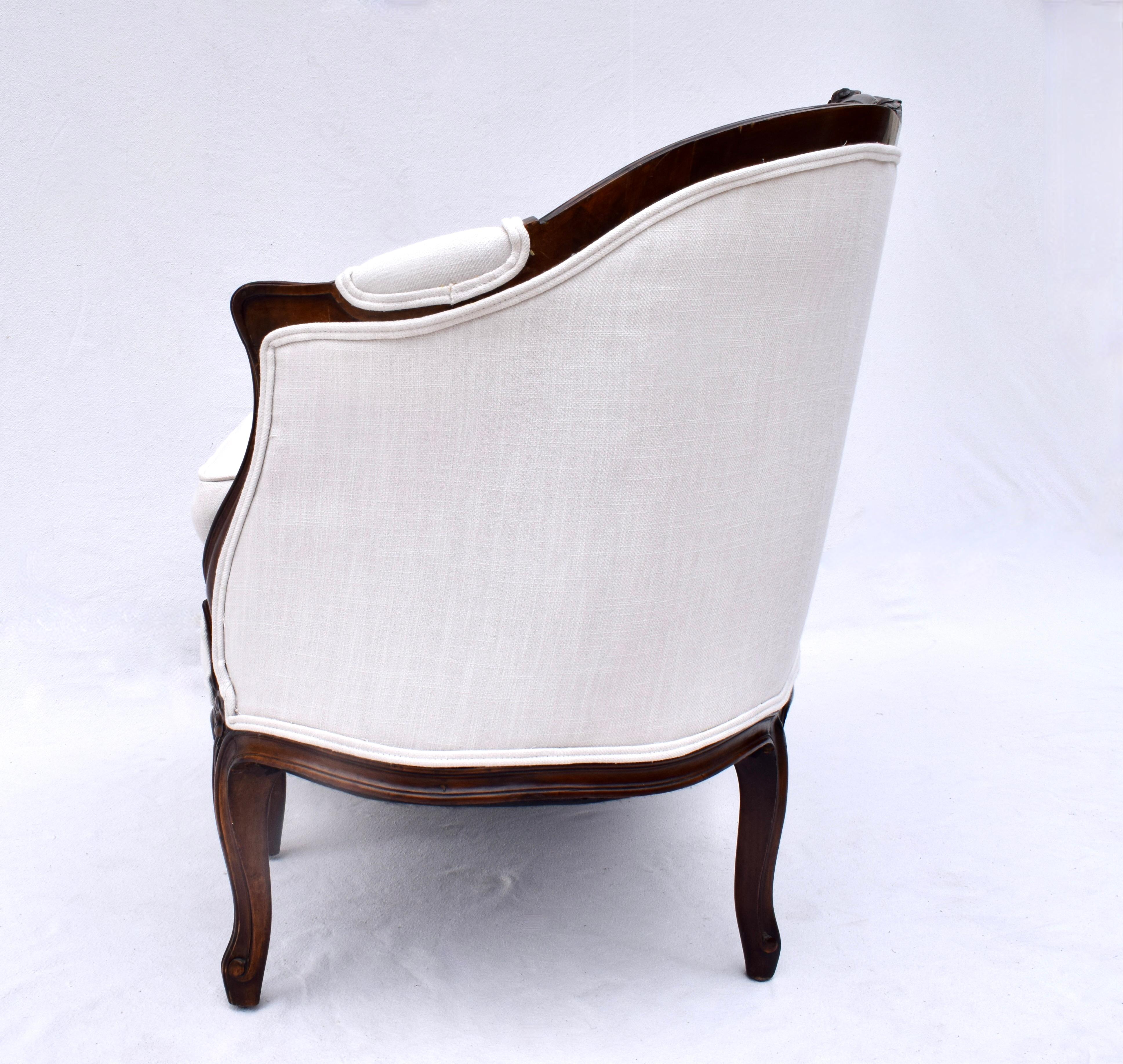 Intagliato a mano Antique French Louis XV Canape Settee Divano in vendita