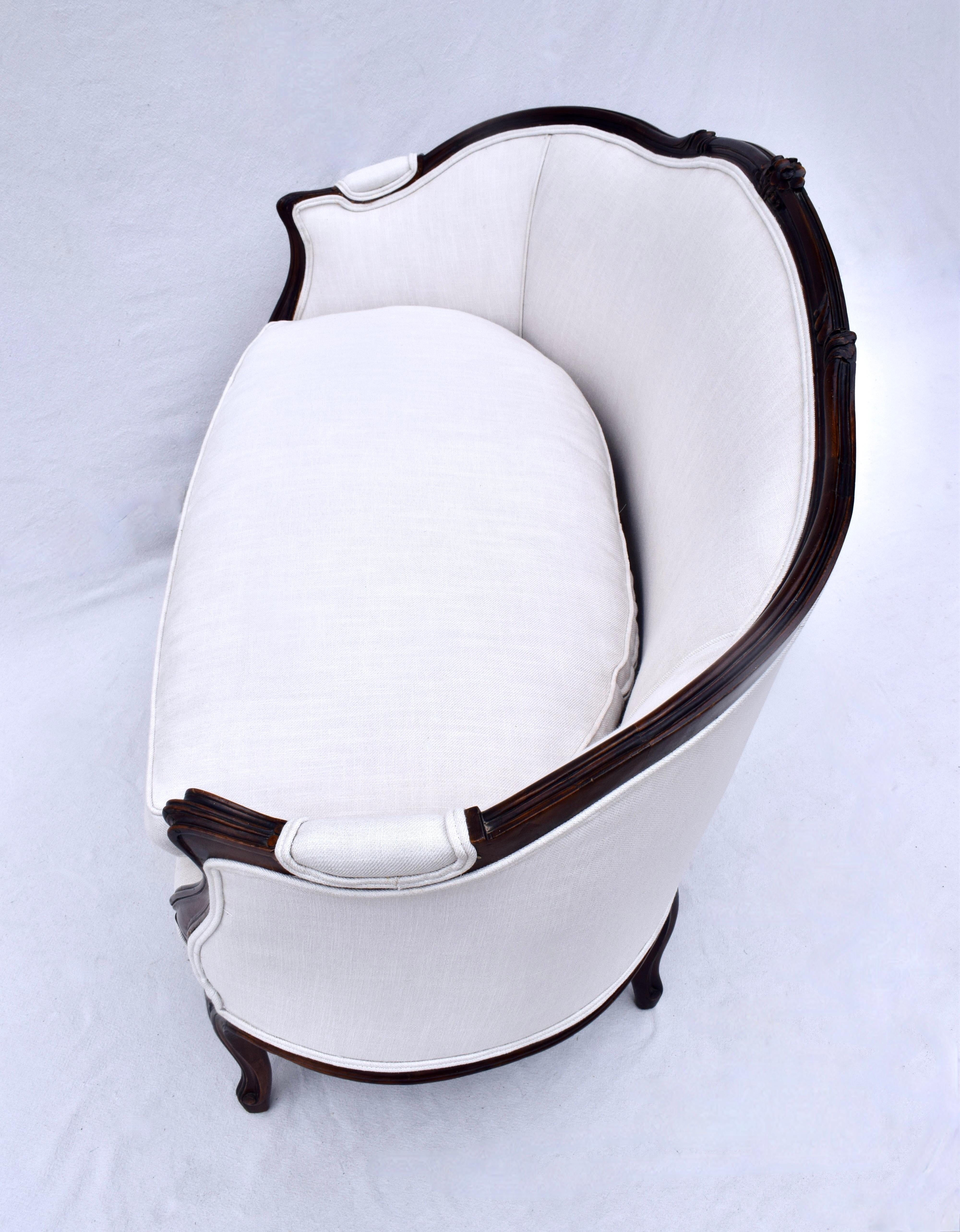 XIX secolo Antique French Louis XV Canape Settee Divano in vendita