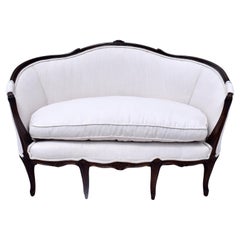 Antique French Louis XV Canape Settee Divano