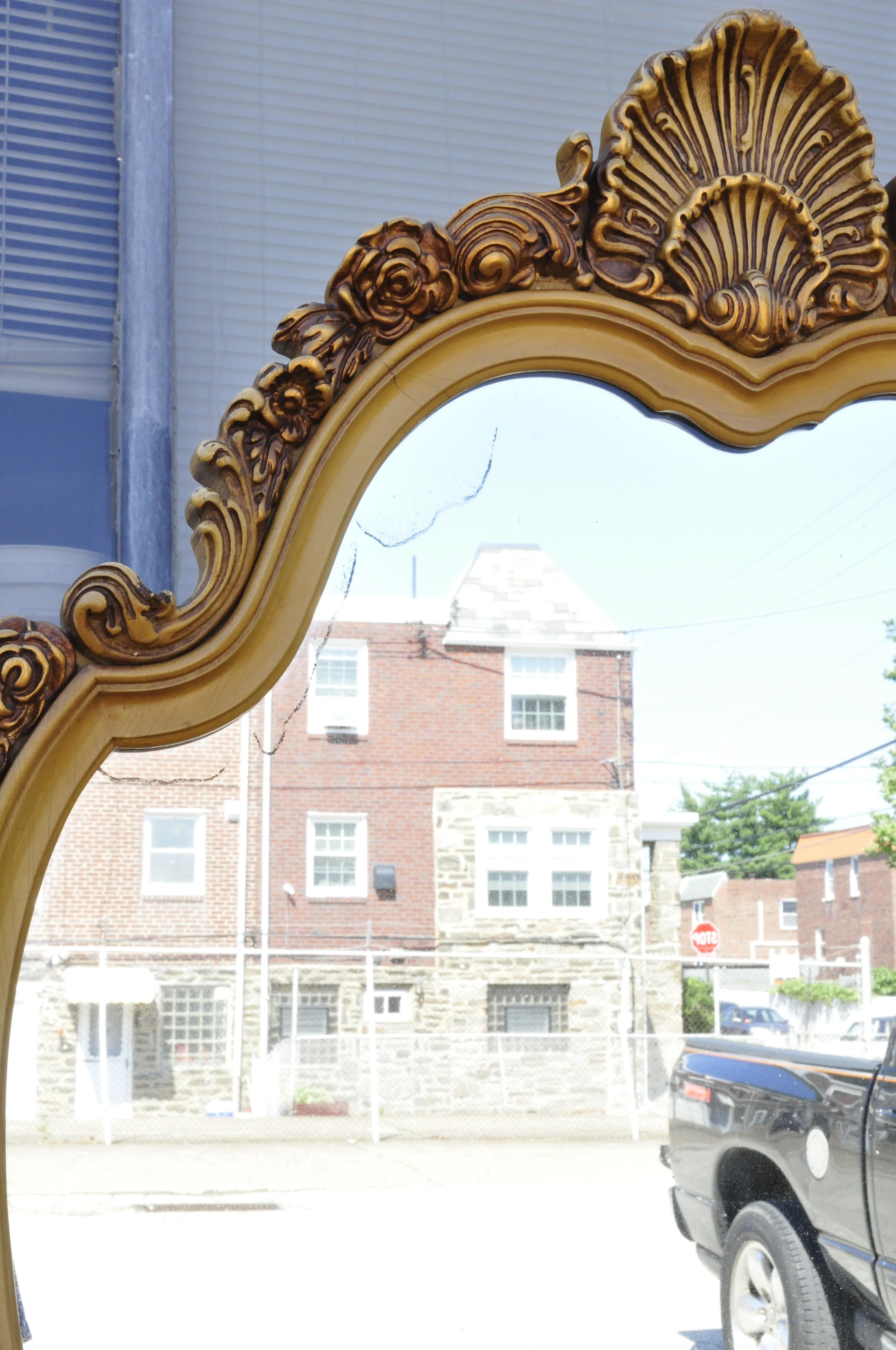 Antique French Louis XV Carved Satinwood 9 Pc Bedroom Set Dresser Vanity Mirror For Sale 1