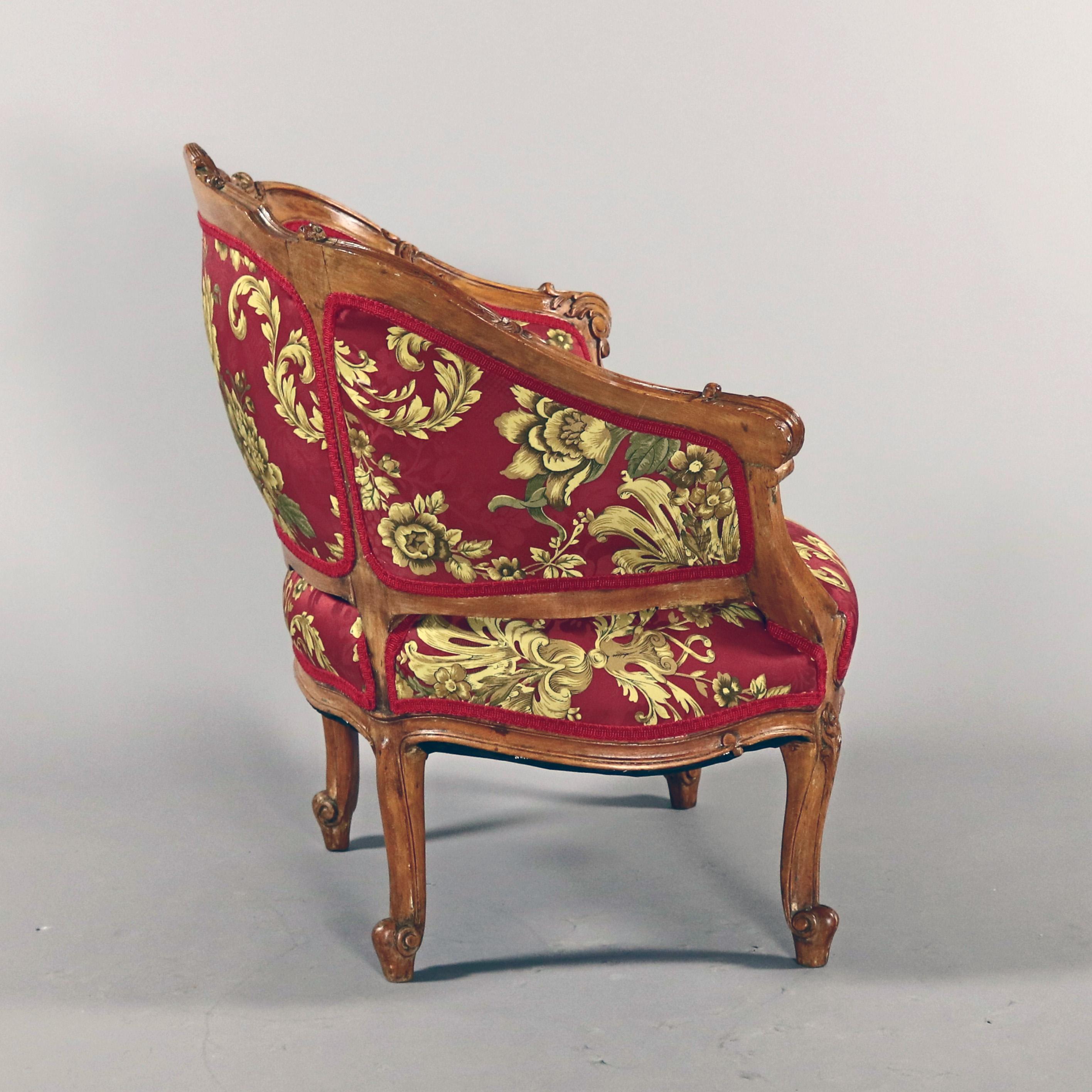 antique french bergere chair