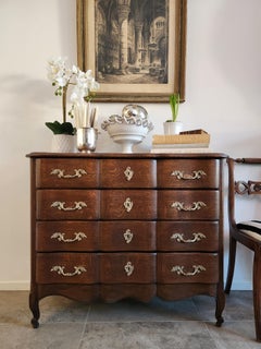 Antique French, Louis XV Chest of Drawers Commode