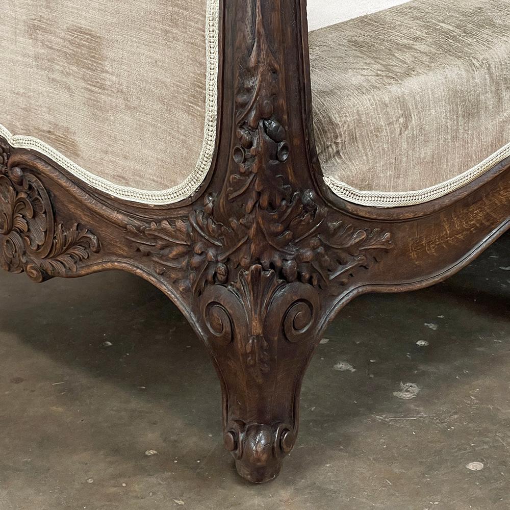 Antique French Louis XV Day Bed ~ Sofa For Sale 6