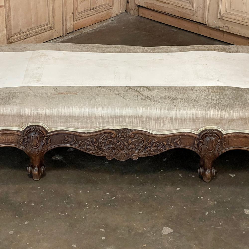 20th Century Antique French Louis XV Day Bed ~ Sofa For Sale