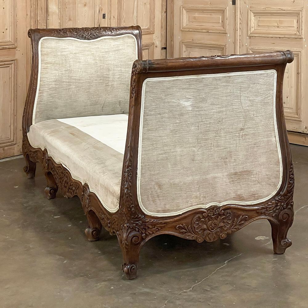 Antique French Louis XV Day Bed ~ Sofa For Sale 1