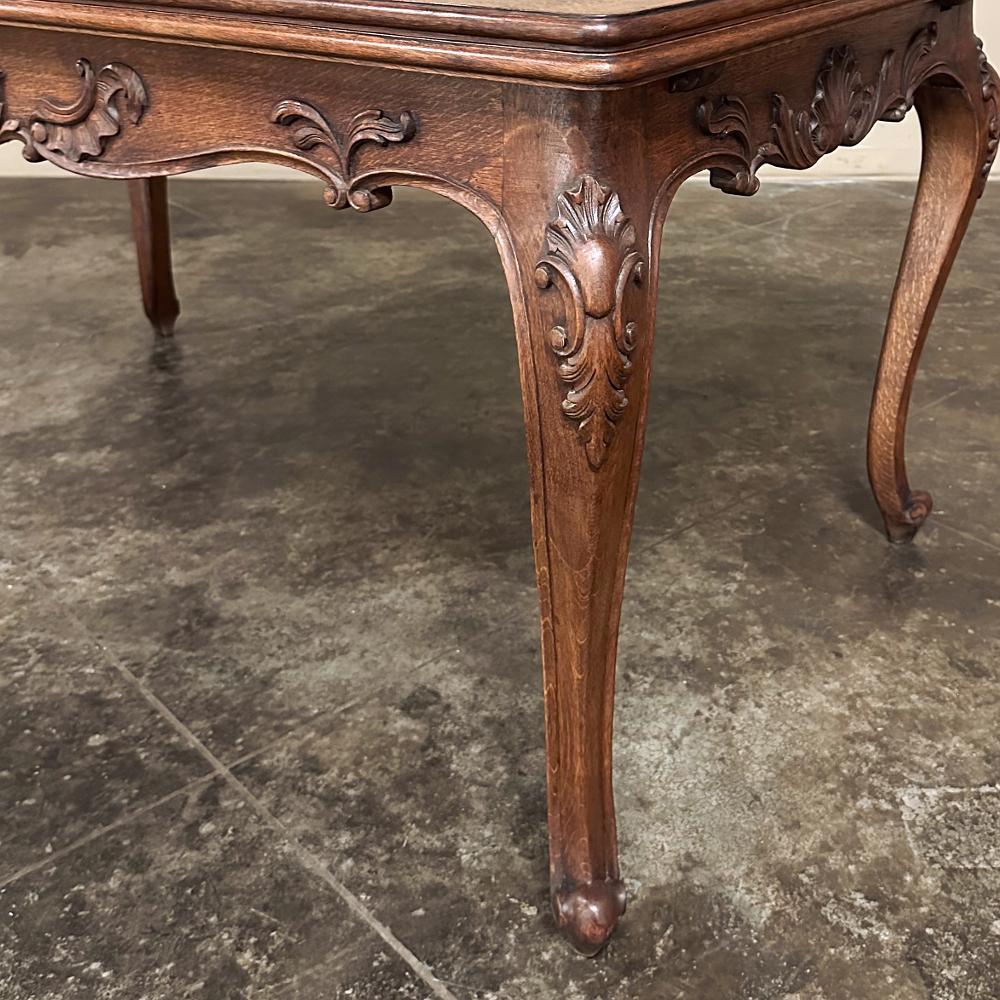 Antique French Louis XV Draw Leaf Dining Table For Sale 8