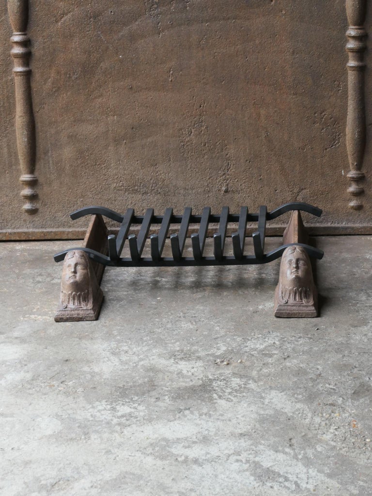 Antique French Louis XV Fire Grate, Fireplace Grate, 18th Century For ...