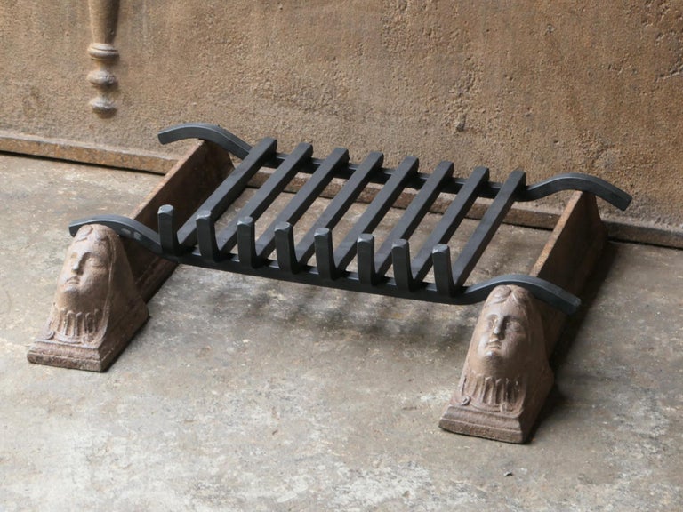 Antique French Louis XV Fire Grate, Fireplace Grate, 18th Century For ...