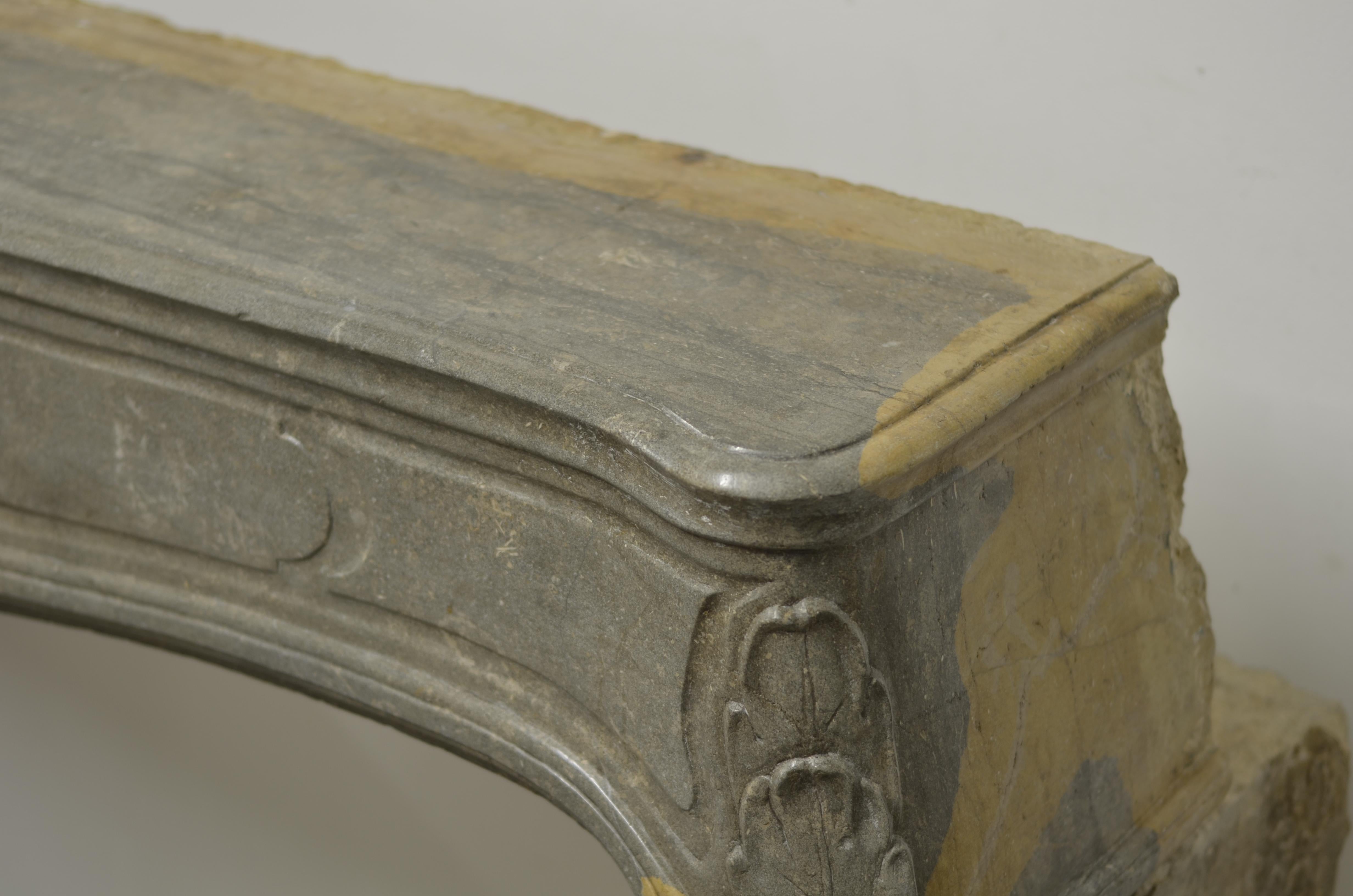 Antique French Louis XV Fireplace Mantel For Sale 5