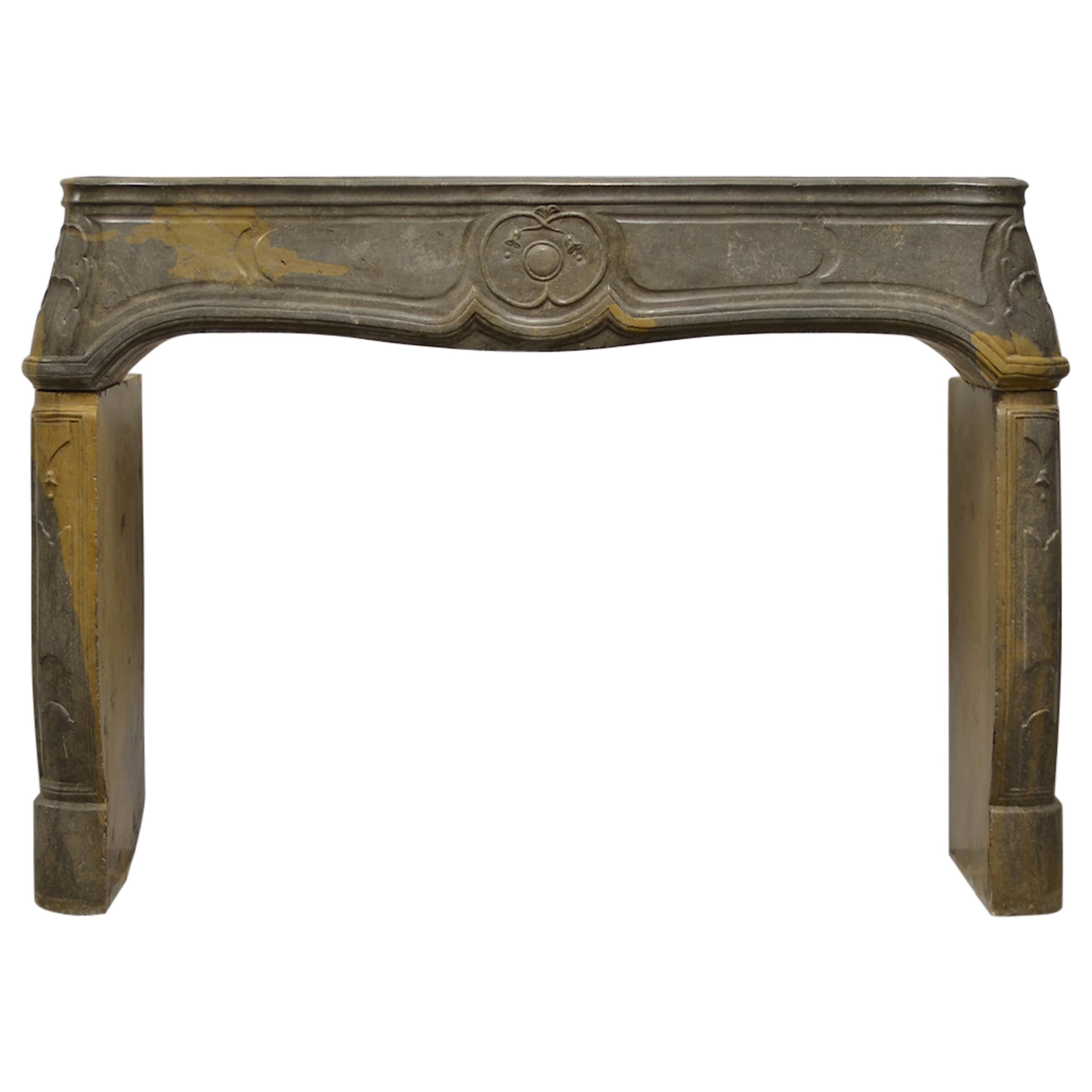 Antique French Louis XV Fireplace Mantel For Sale