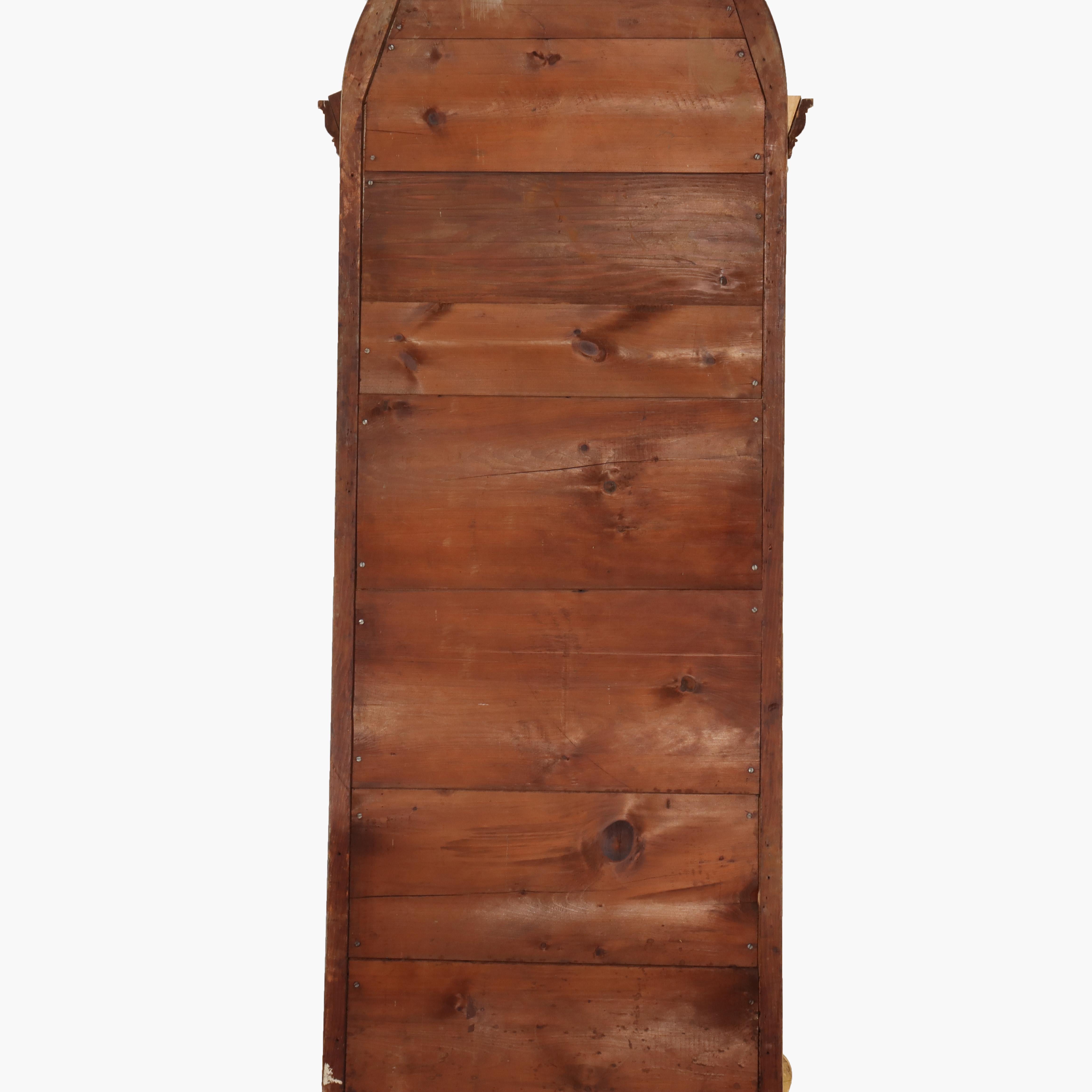 Antique French Louis XV First Finish Gilt Wood Pier Mirror C1890 In Good Condition For Sale In Big Flats, NY
