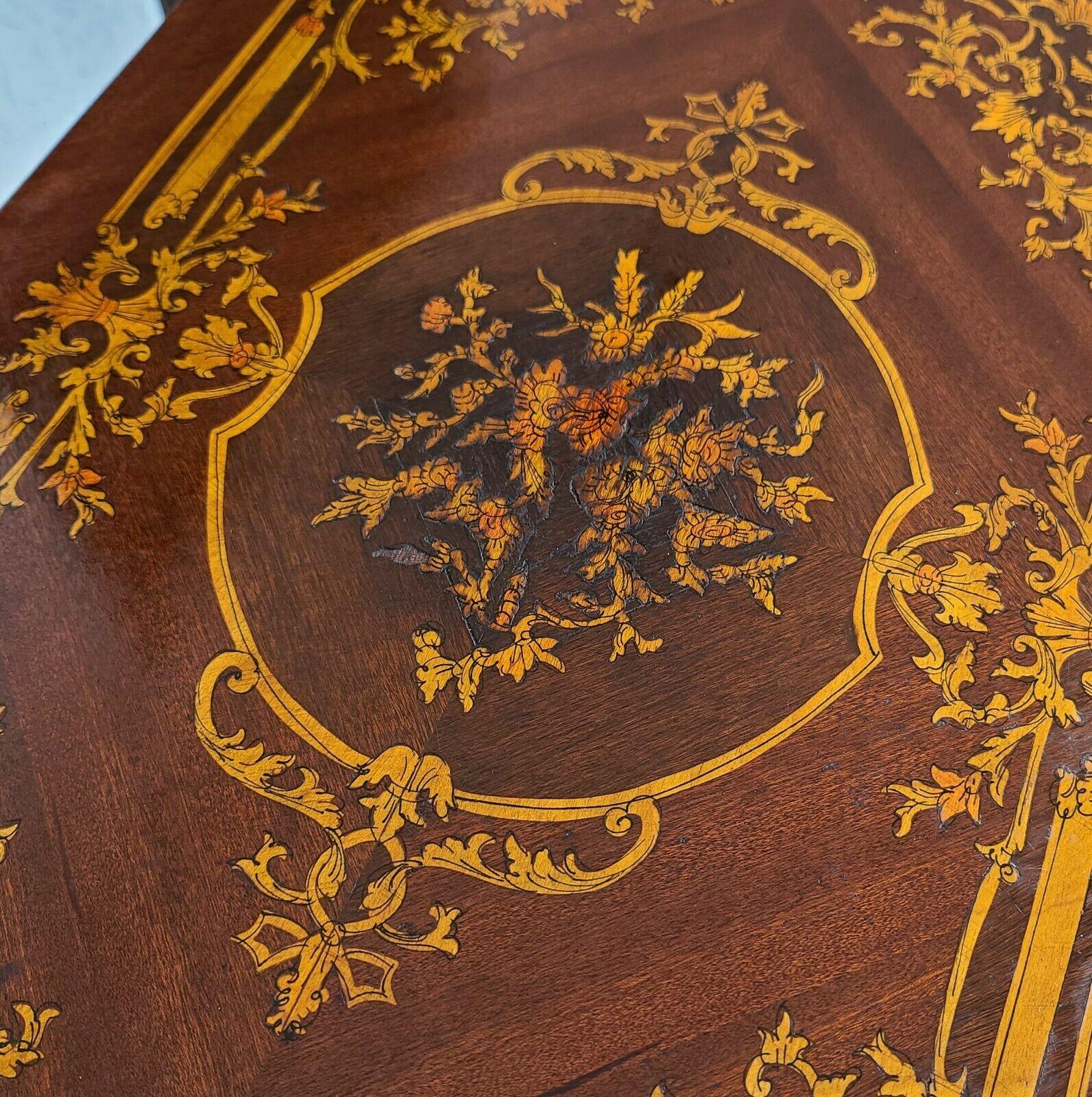 Antique French Louis XV Flip Top Game Card Table with Ormolu Mounts 7