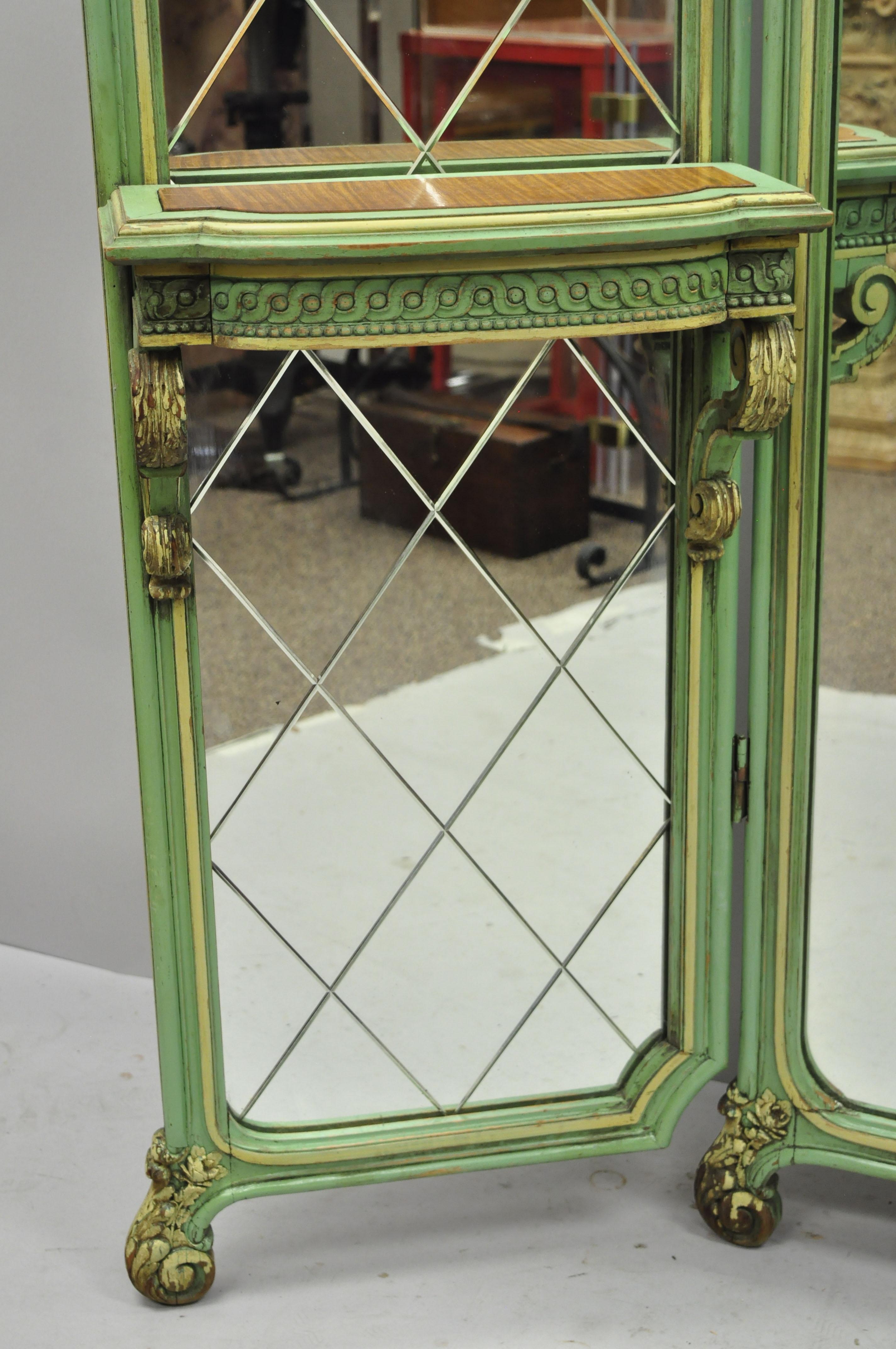 antique 3 panel mirror