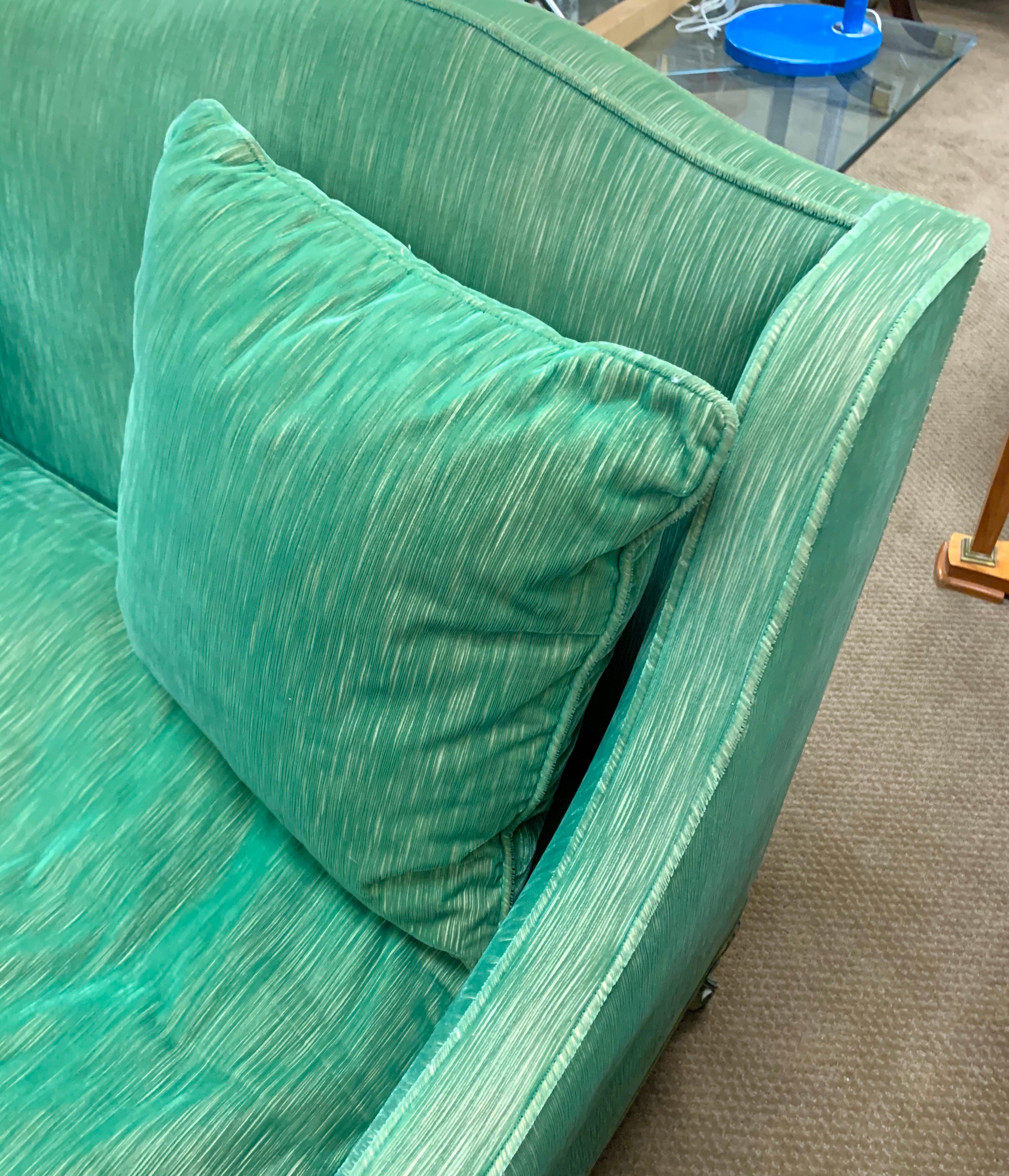 french velvet sofa