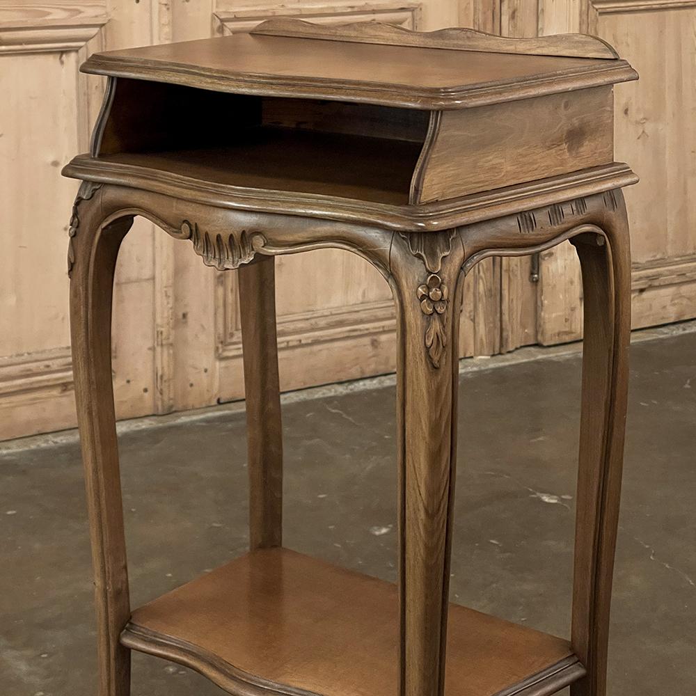 Antique French Louis XV Maple End Table For Sale 5