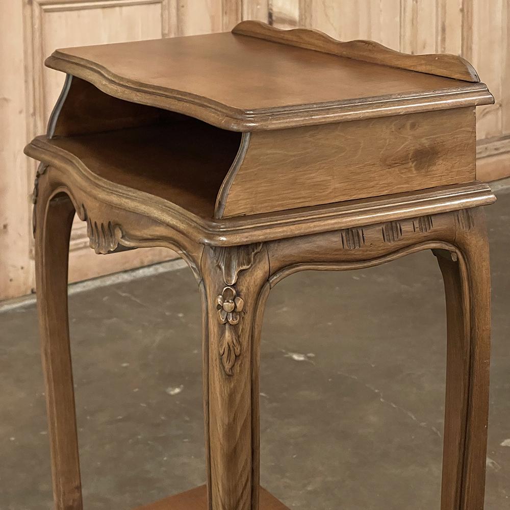 Antique French Louis XV Maple End Table For Sale 8