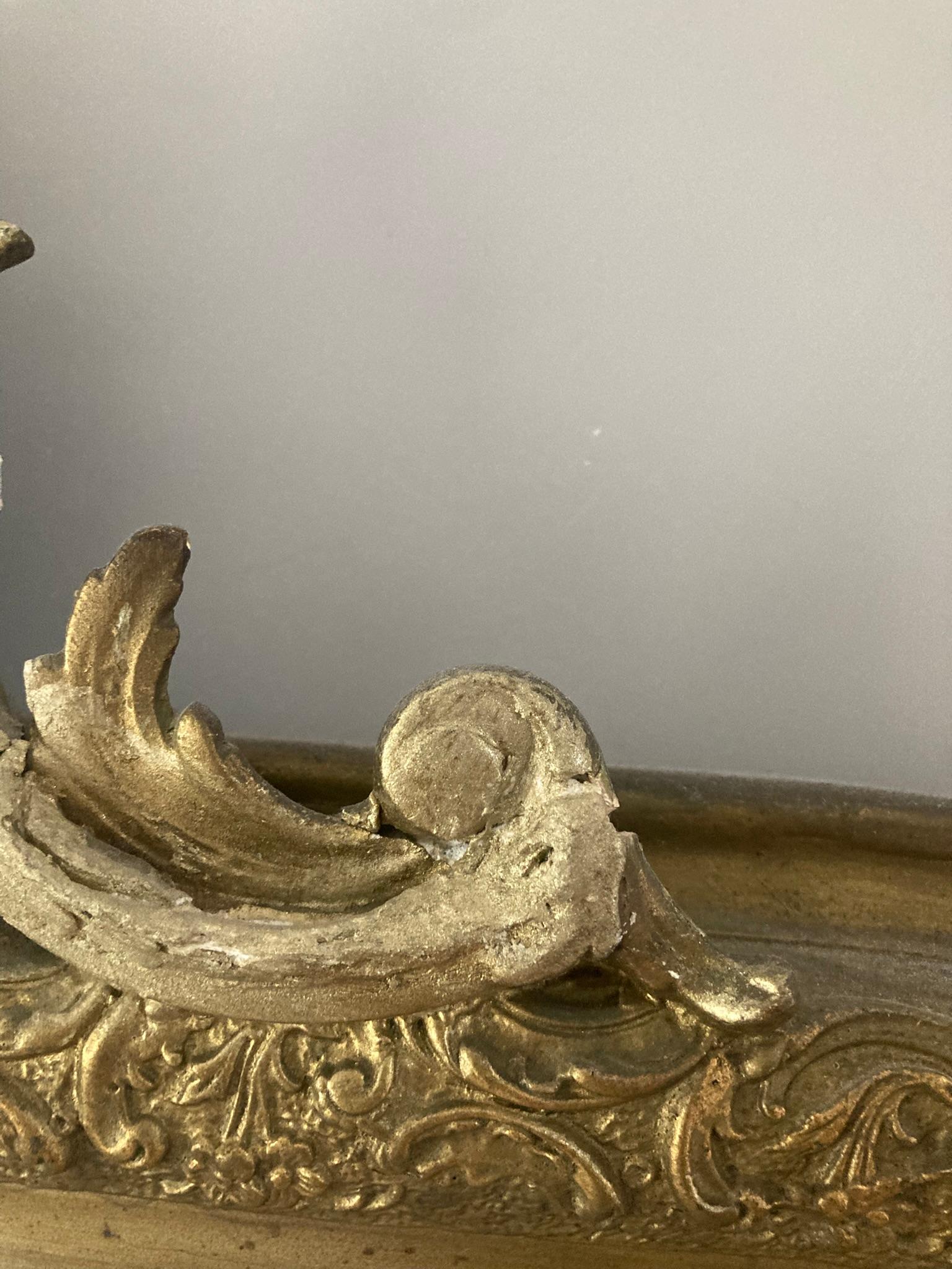 Antiguo espejo francés Luis XV siglo XIX en venta