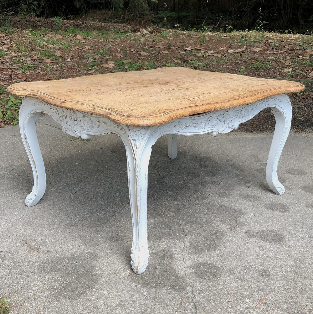 painted antique coffee table