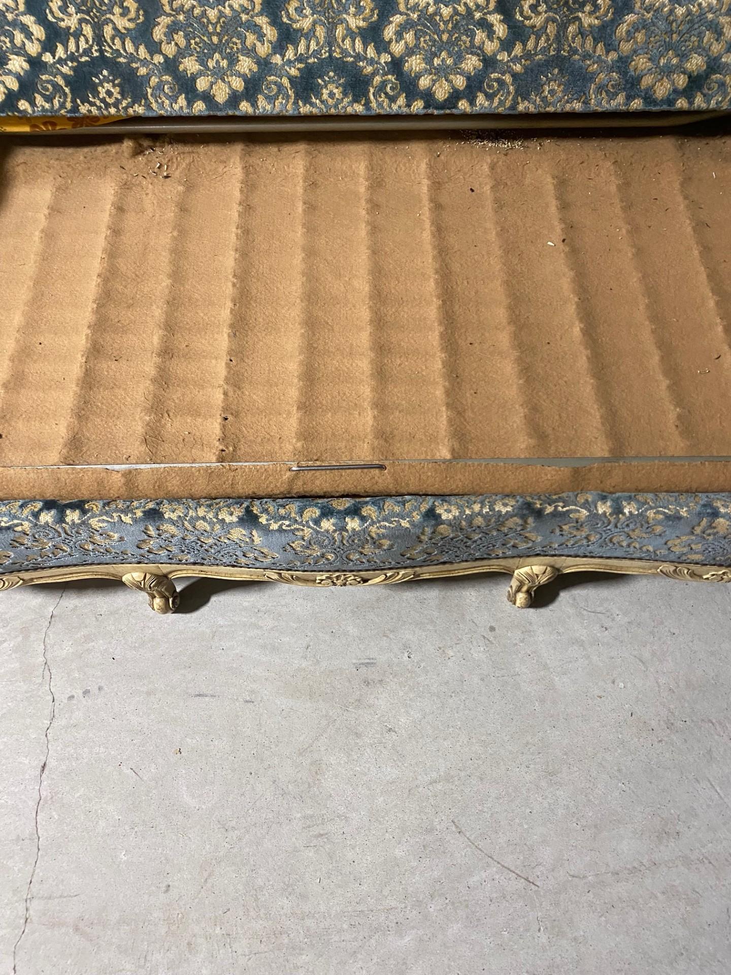 Antique French Louis XV Painted Sofa Bed 4