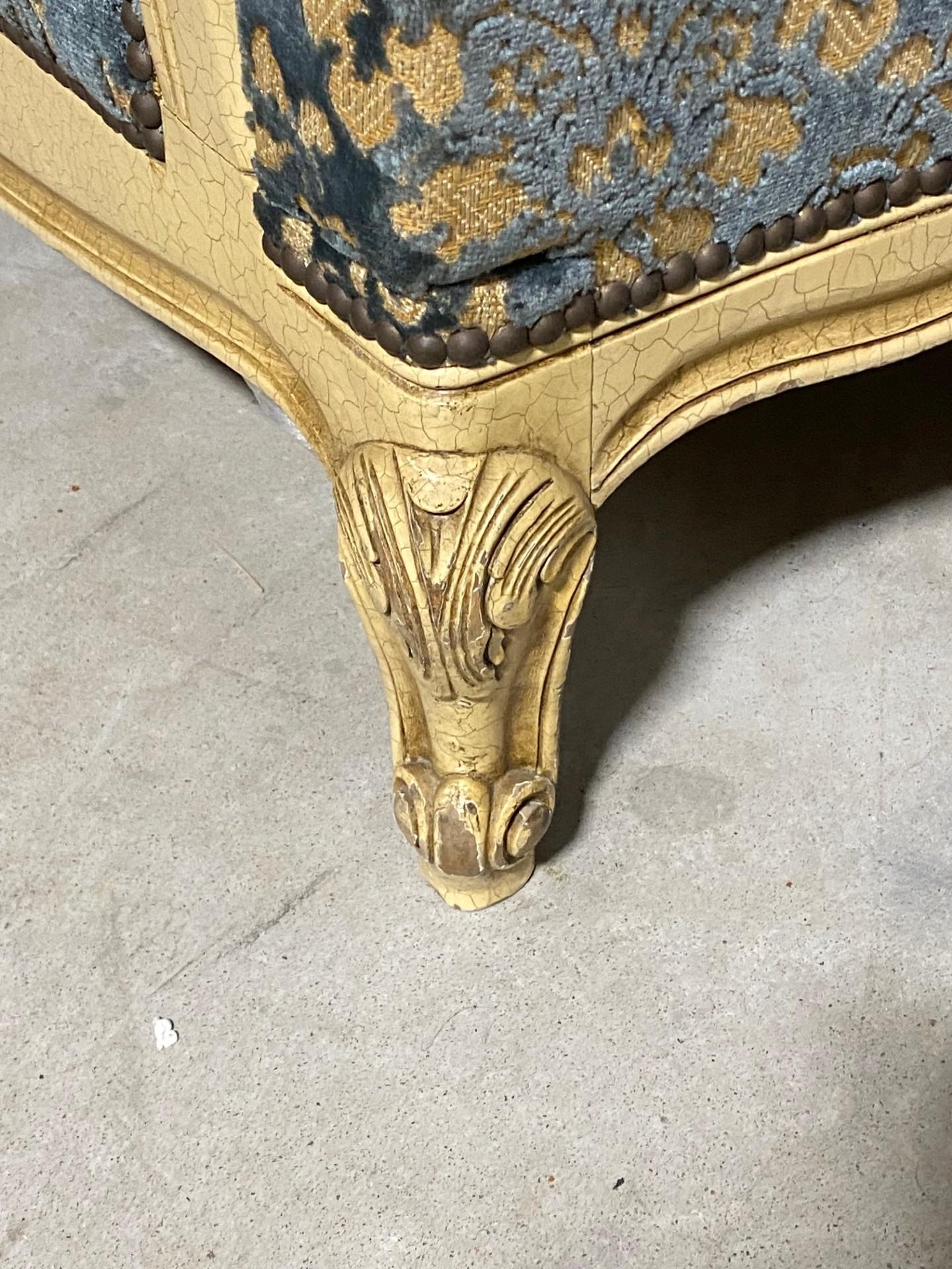 antique french provincial sofa