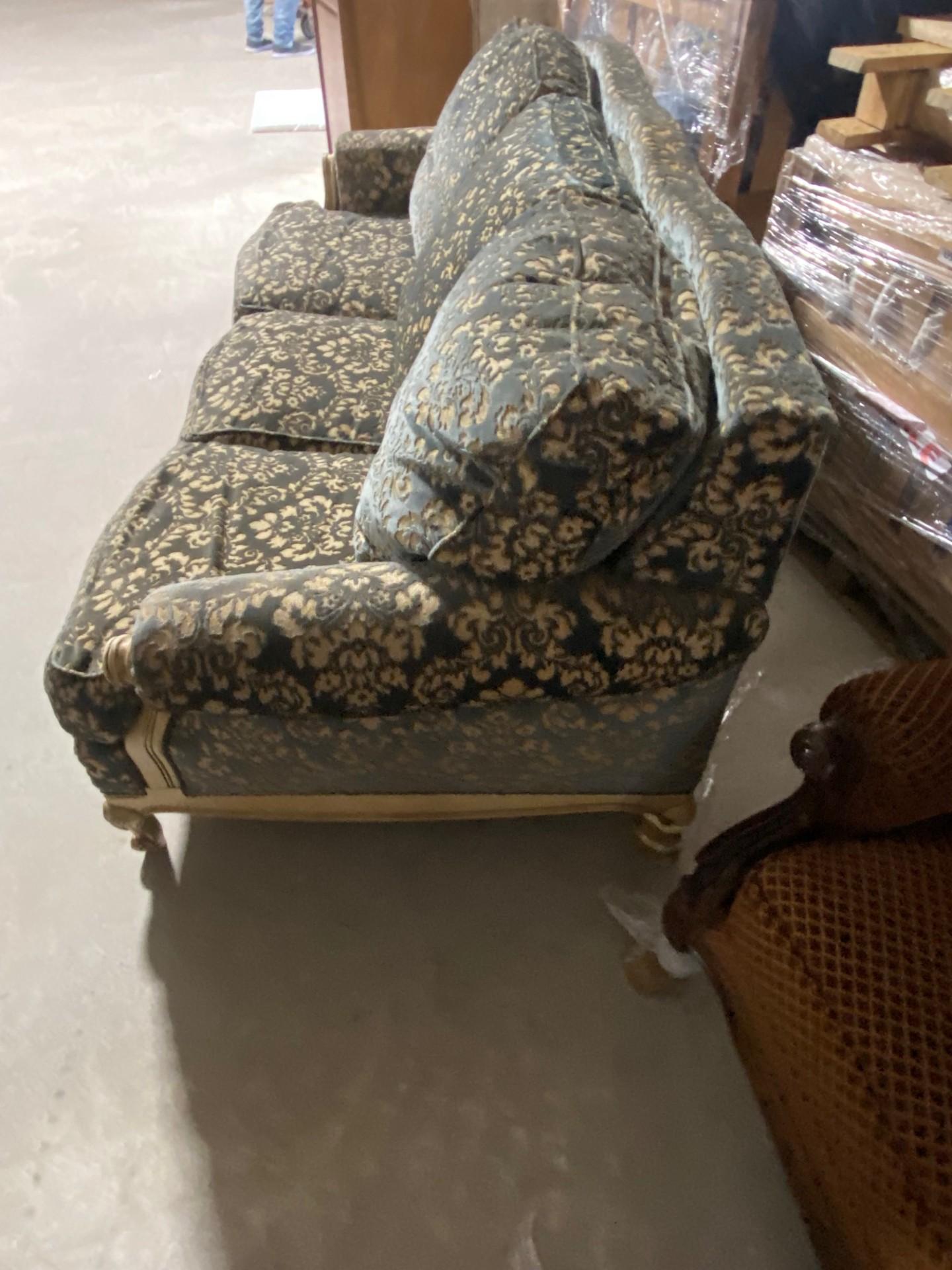 Antique French Louis XV Painted Sofa Bed 1
