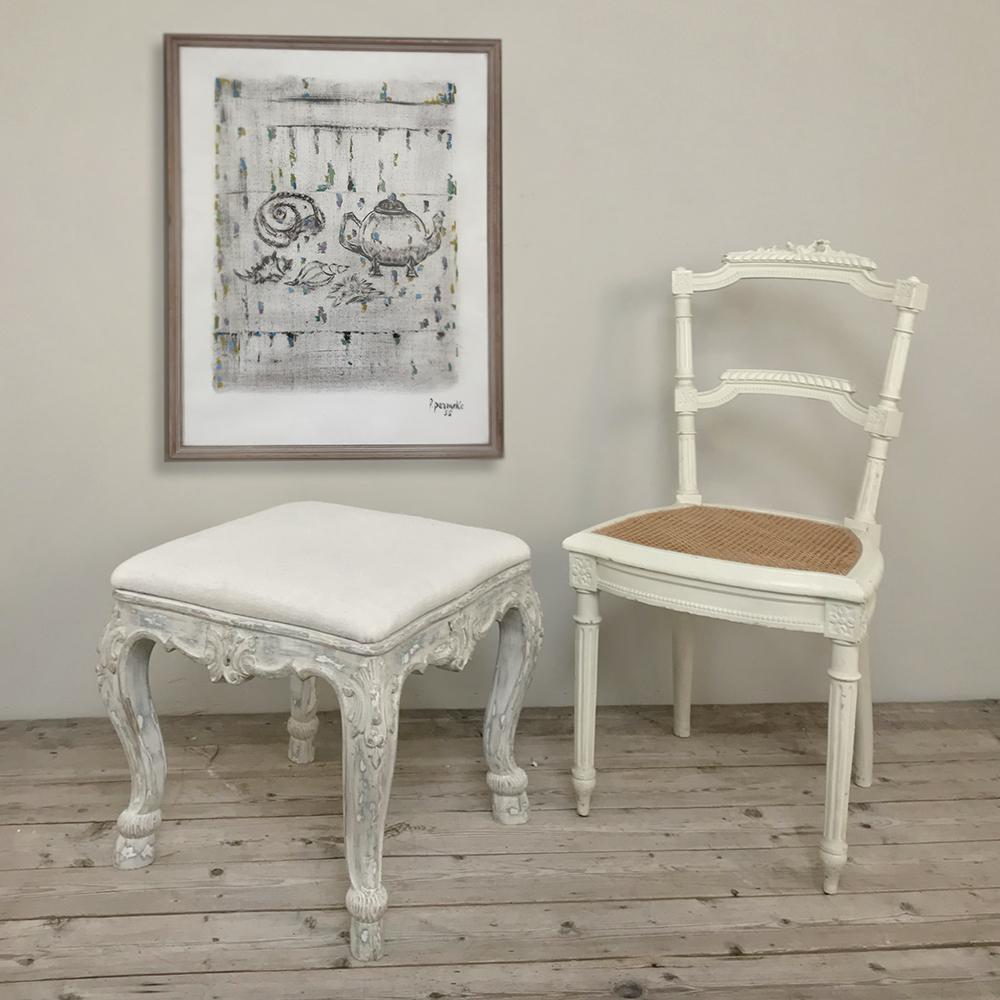 french vanity stool
