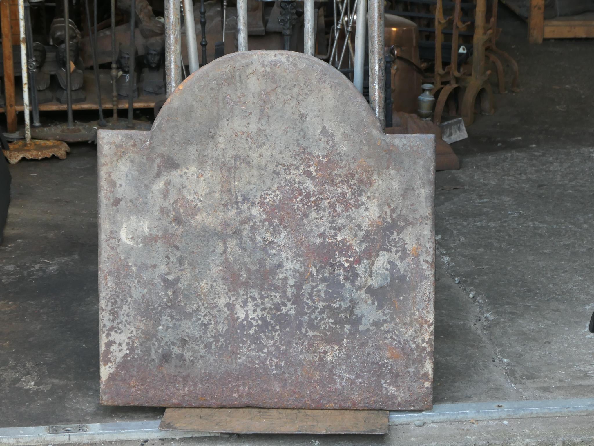 Plaque de cheminée française ancienne d'époque Louis XV « Arms of France » en vente 8