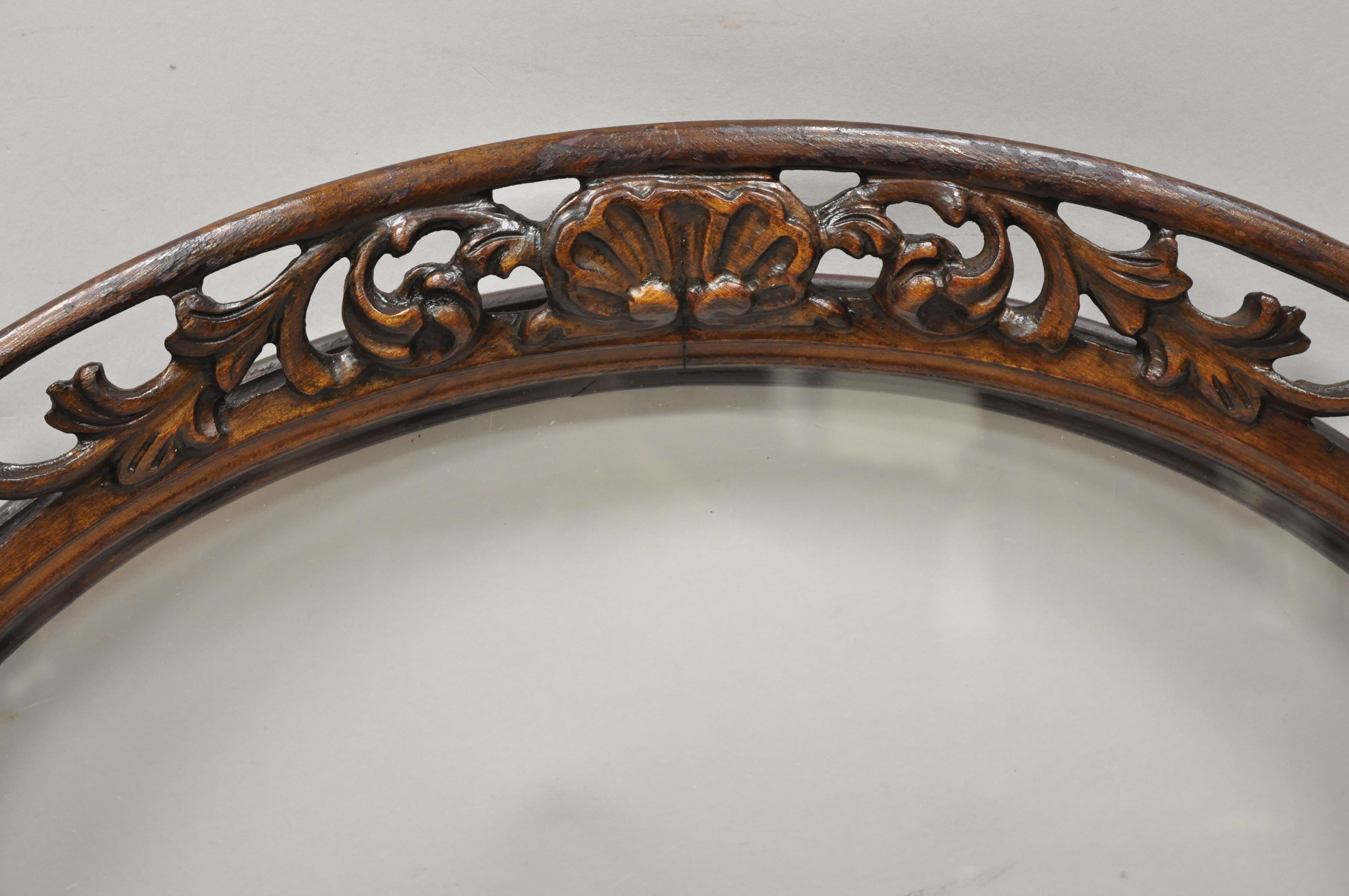 Antique French Louis XV Satinwood Inlay Floral Carved Tray Top Coffee Table 3