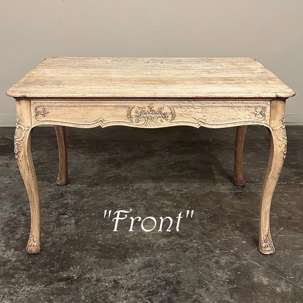 Antique French Louis XV Stripped Desk ~ Bureau Plat For Sale 3