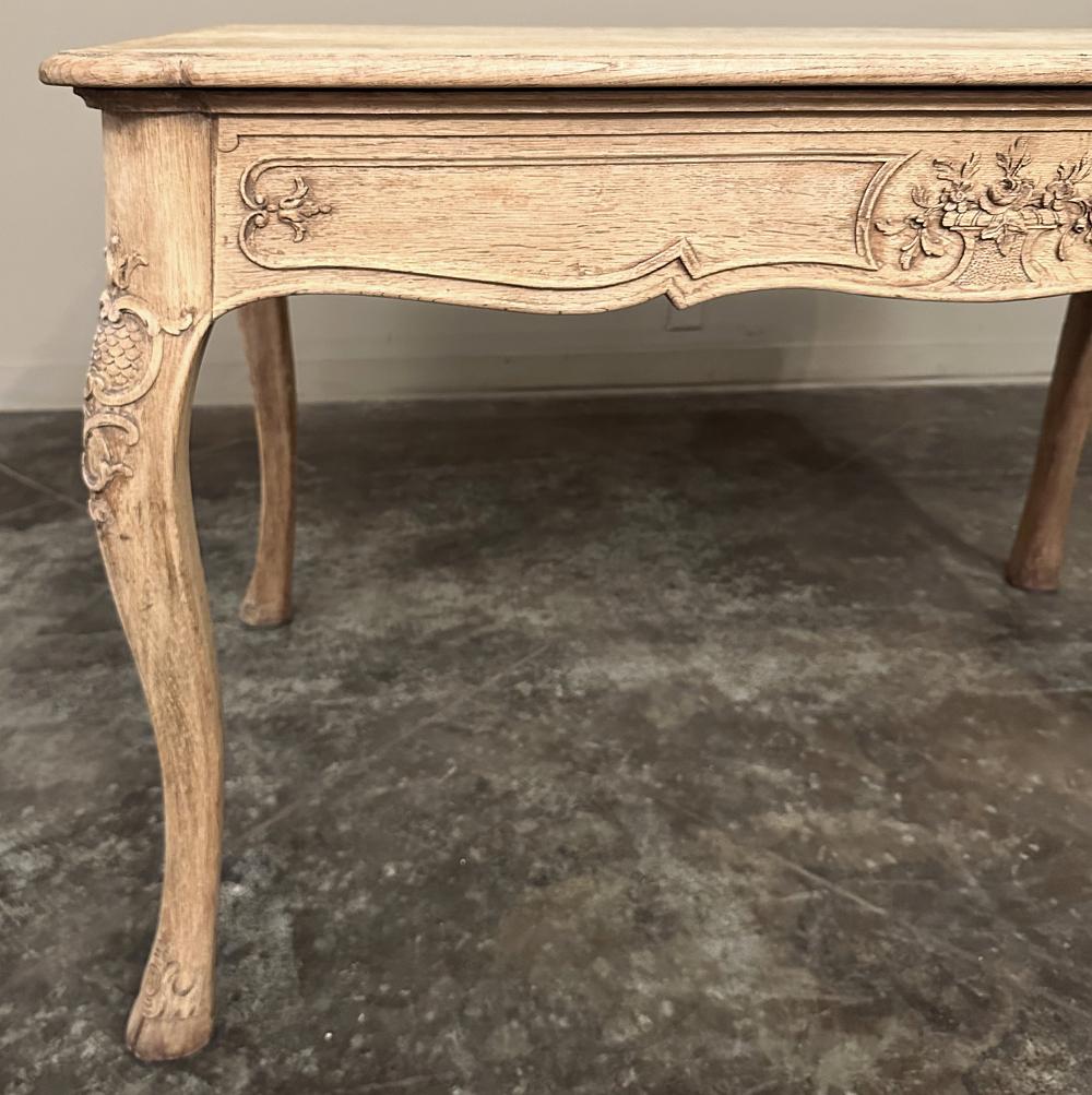 Antique French Louis XV Stripped Desk ~ Bureau Plat For Sale 9