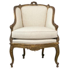 Antique French Louis XV-Style Armchair