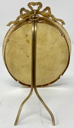 Antique French Louis XV Style Bronze D' Oré Oval Picture Frame #1, Circa 1890