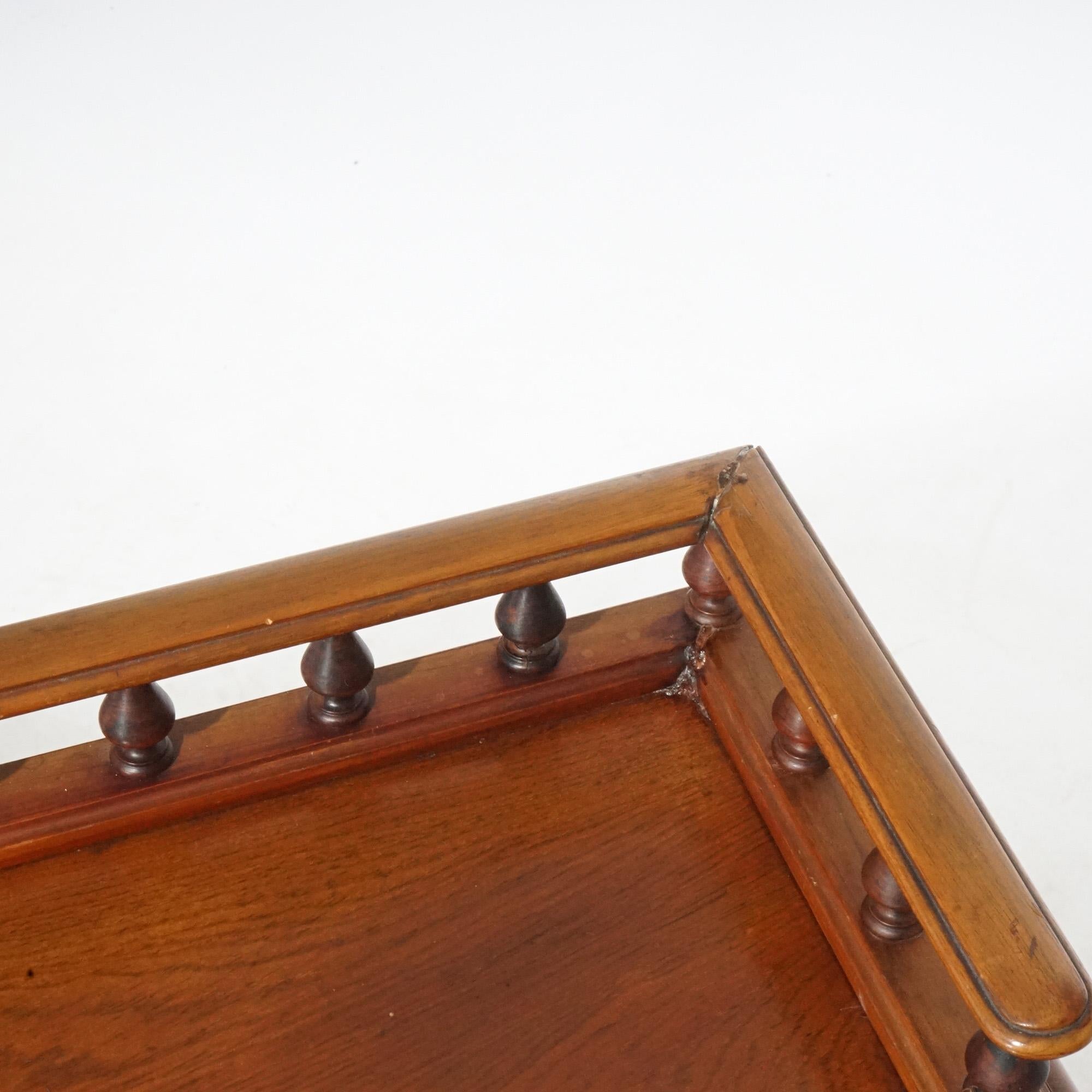 Antique French Louis XV Style Burl & Mahogany Parquetry Ladies Desk  4