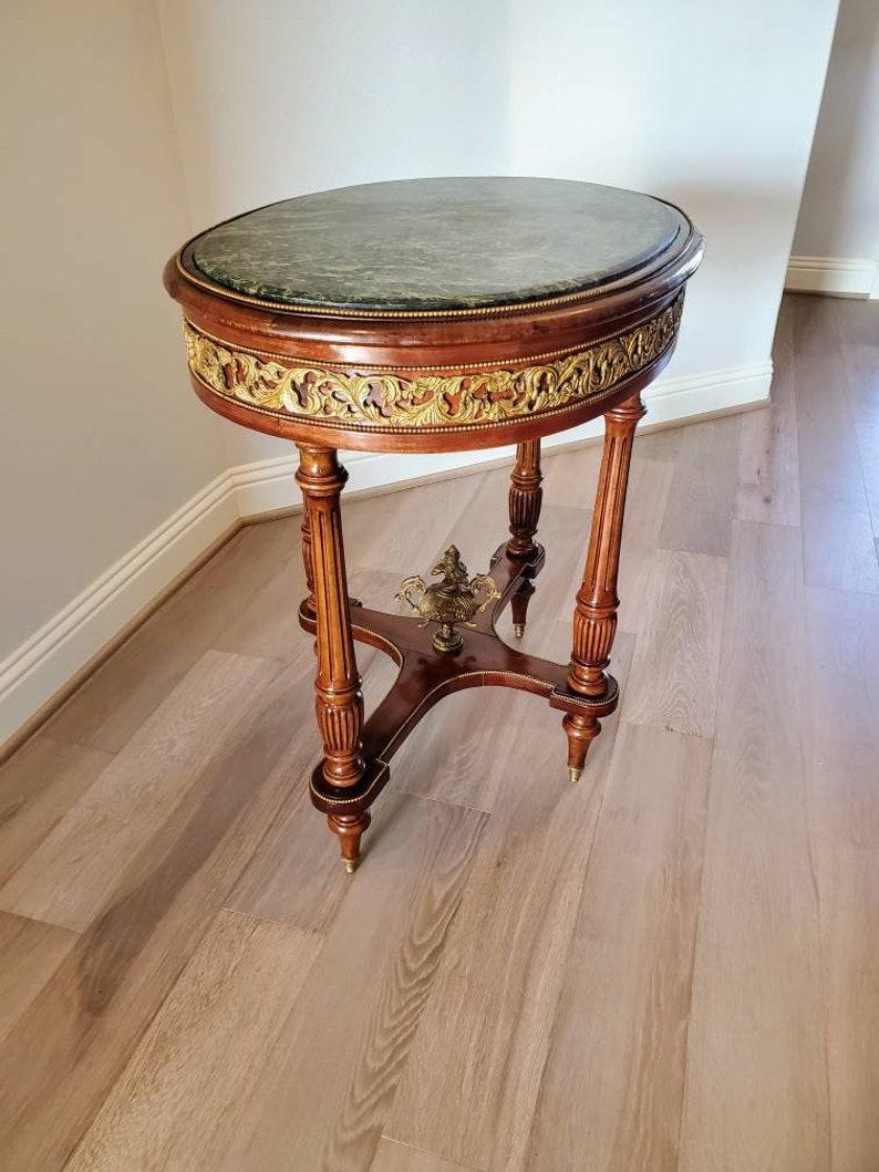 Antique French Louis XV Style Centre Table In Good Condition In Forney, TX