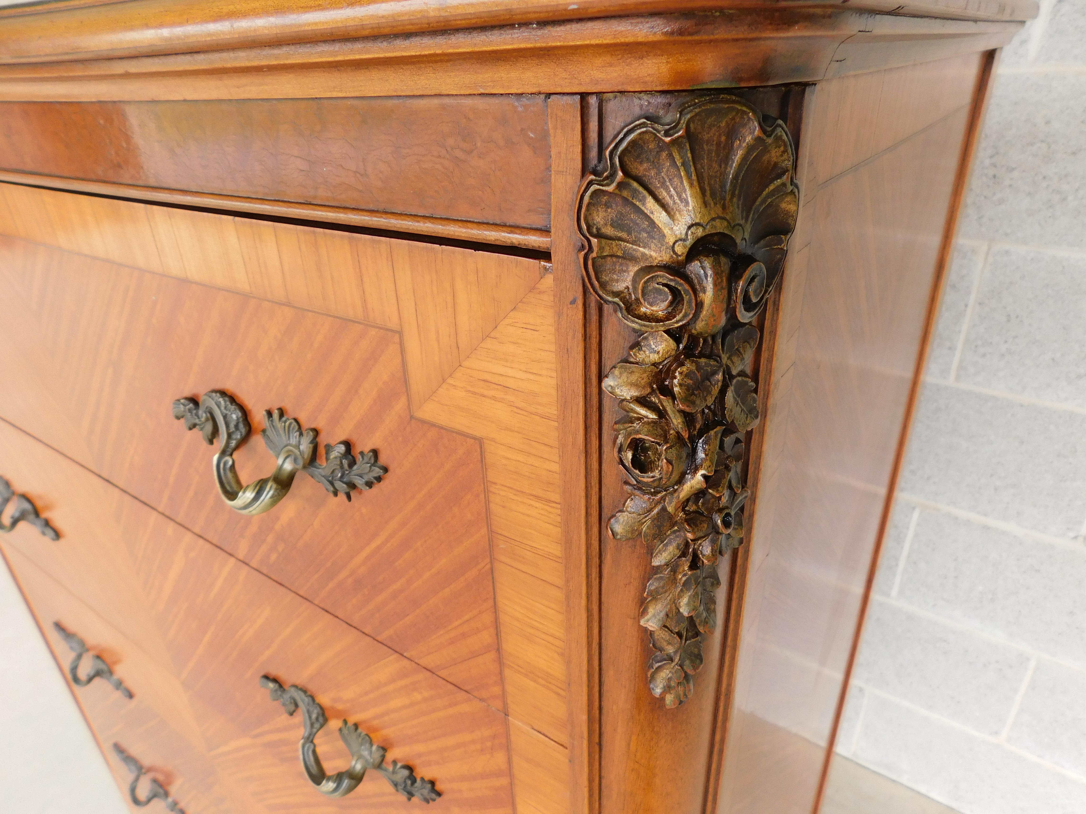 Antique French Louis XV Style Chest by Bethlehem Furniture 8