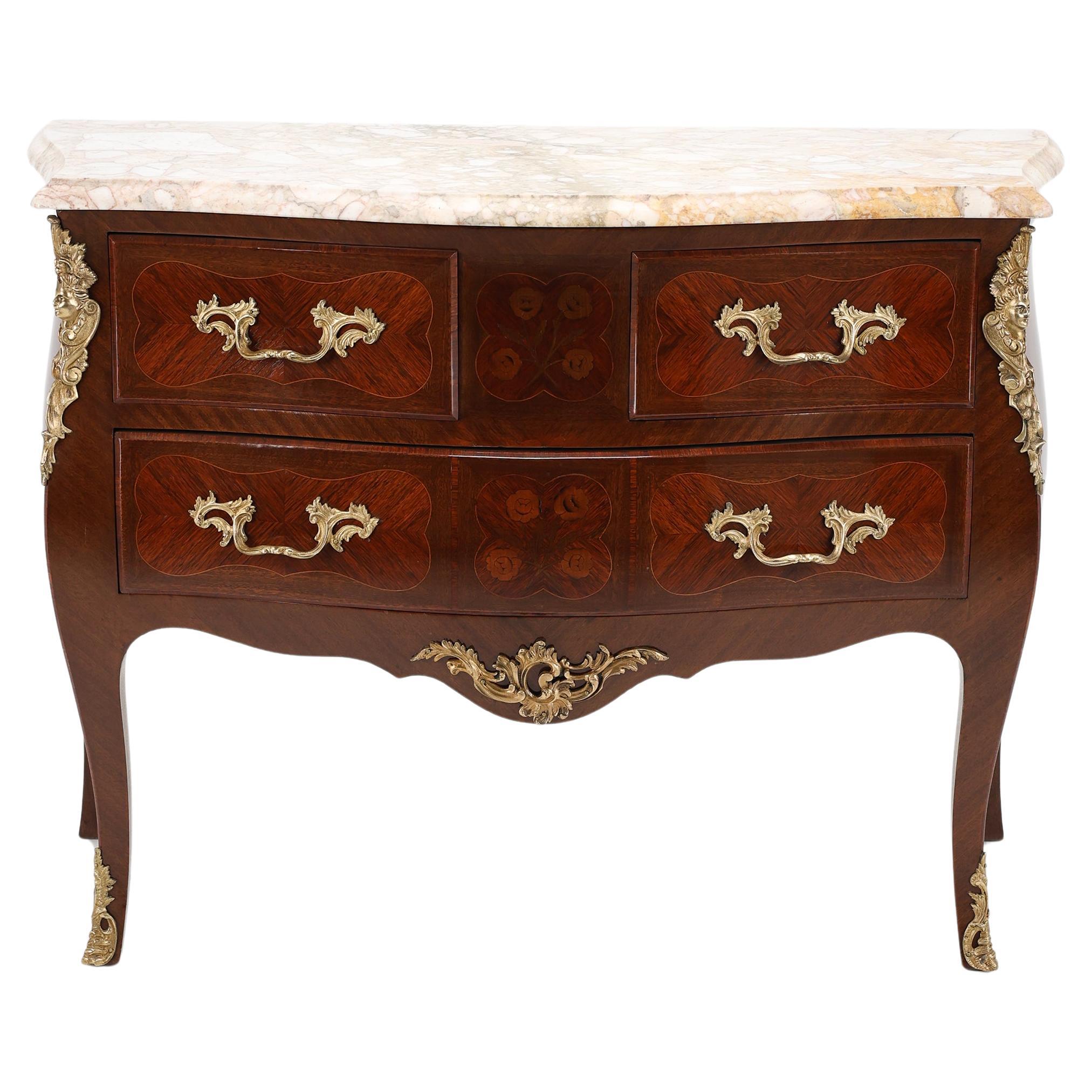 Antique French Louis XV Style Chest of Drawers