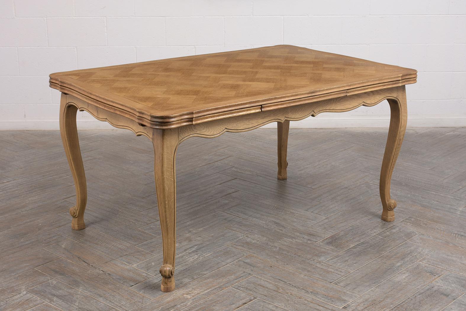 French Louis XV Extendable Dining Table