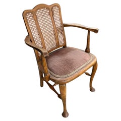 Antique French Louis XV style fauteuil armchair
