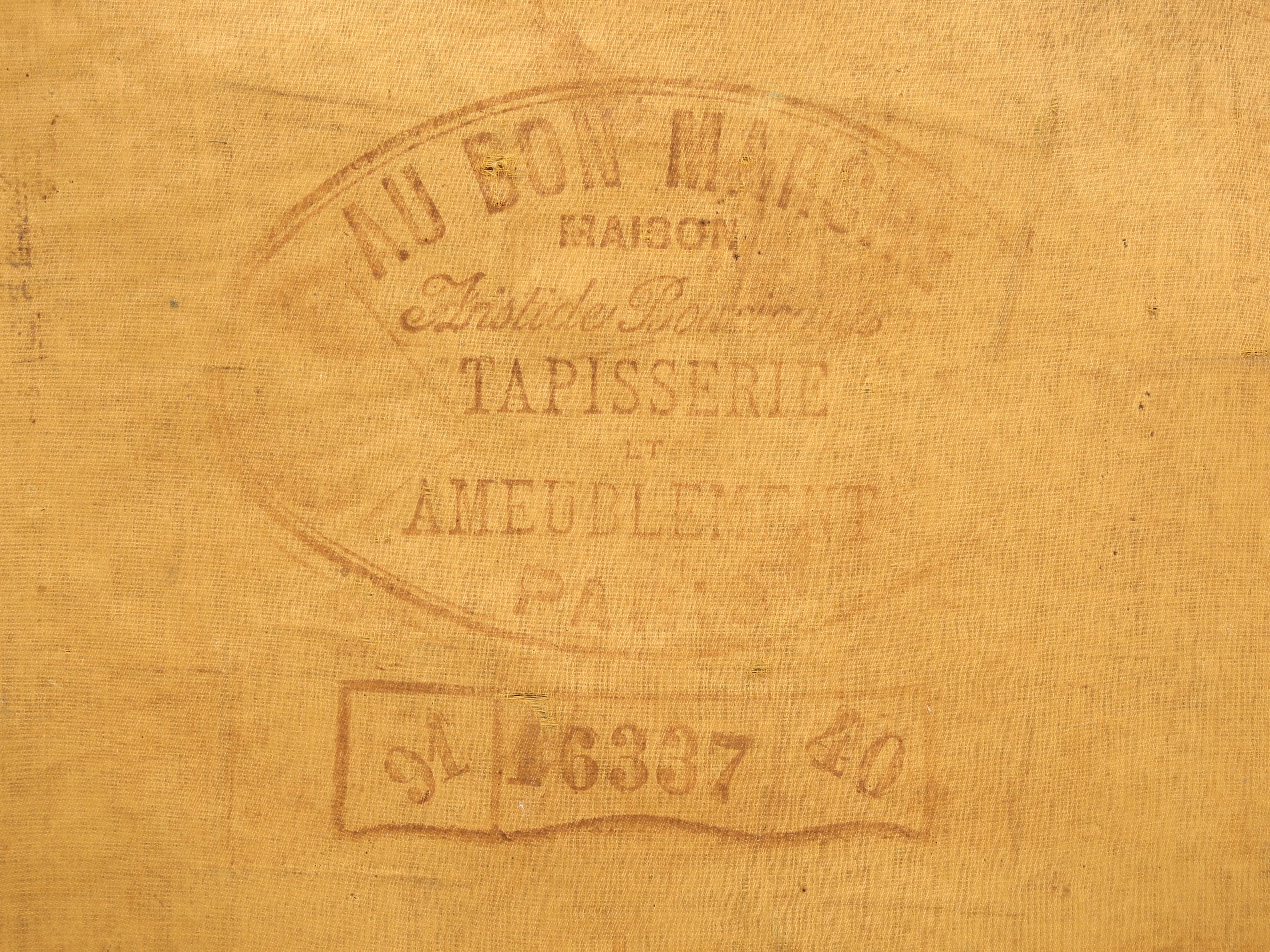Tabouret ancien sur pied de style Louis XV français, finition d'origine dorée à l'eau  en vente 6
