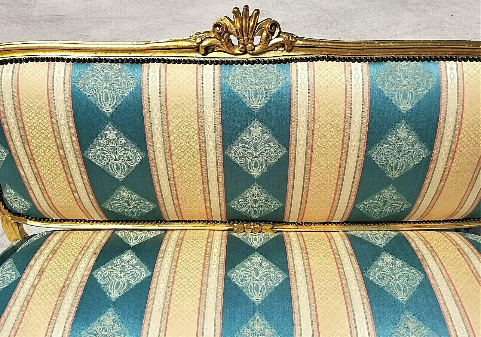 For FULL item description be sure to click on CONTINUE READING at the bottom of this listing.

Offering one of our recent palm beach estate fine furniture acquisitions of a
lovely vintage French Louis XV style gold leaf gilt open arm