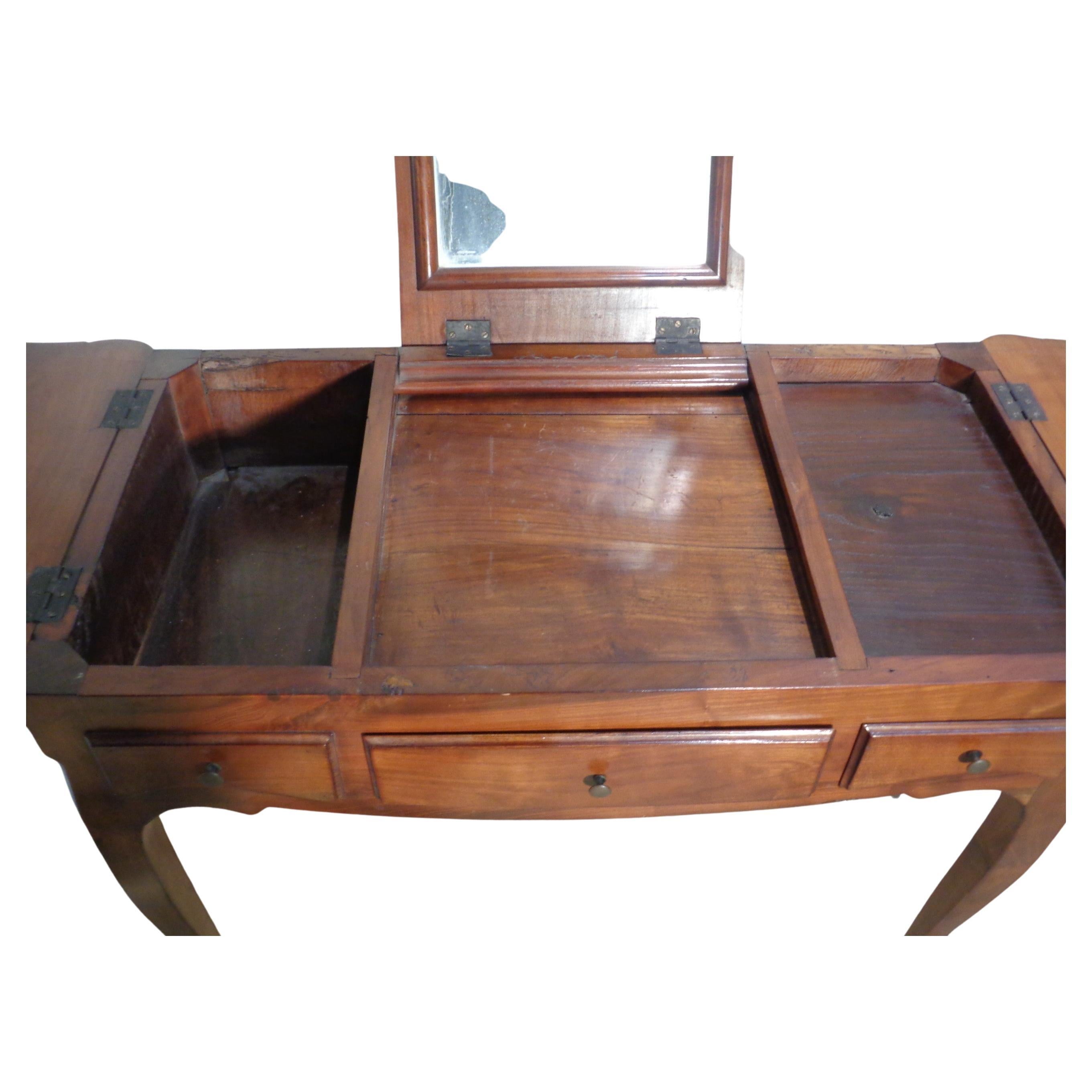Metal 19th Century French Louis XV Style Poudreuse Dressing Table