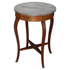 Antique French Louis XV Style Satinwood & Ormolu Center Table, 20th Century