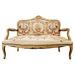 Antique French Louis XV Style Sofa