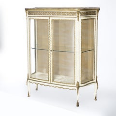 Antique French Louis XV Style Vitrine with Ormolu Mounts, circa 1900