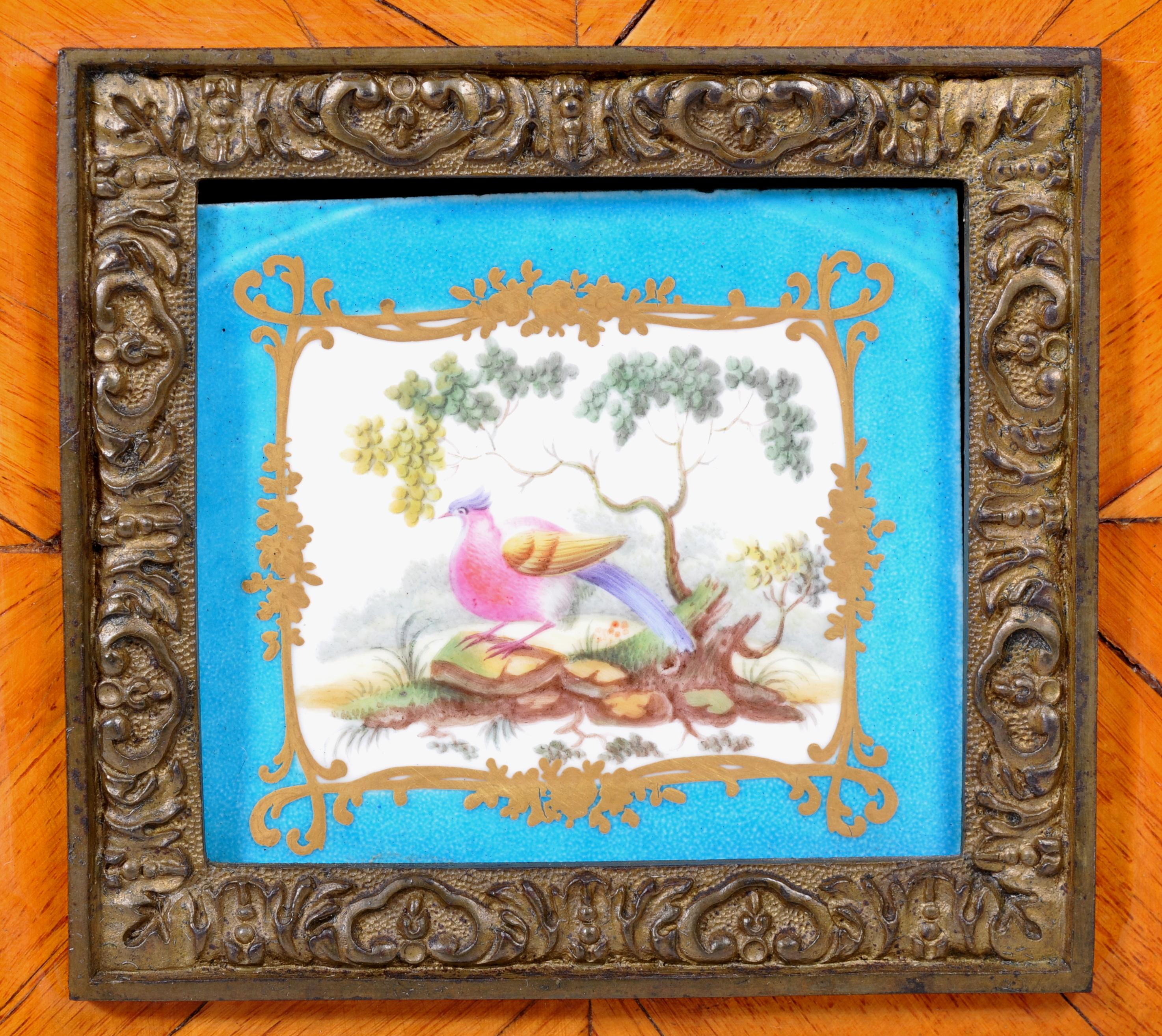 Antique French Louis XV Tulipwood and Sèvres Porcelain Jardinières, circa 1870 For Sale 7