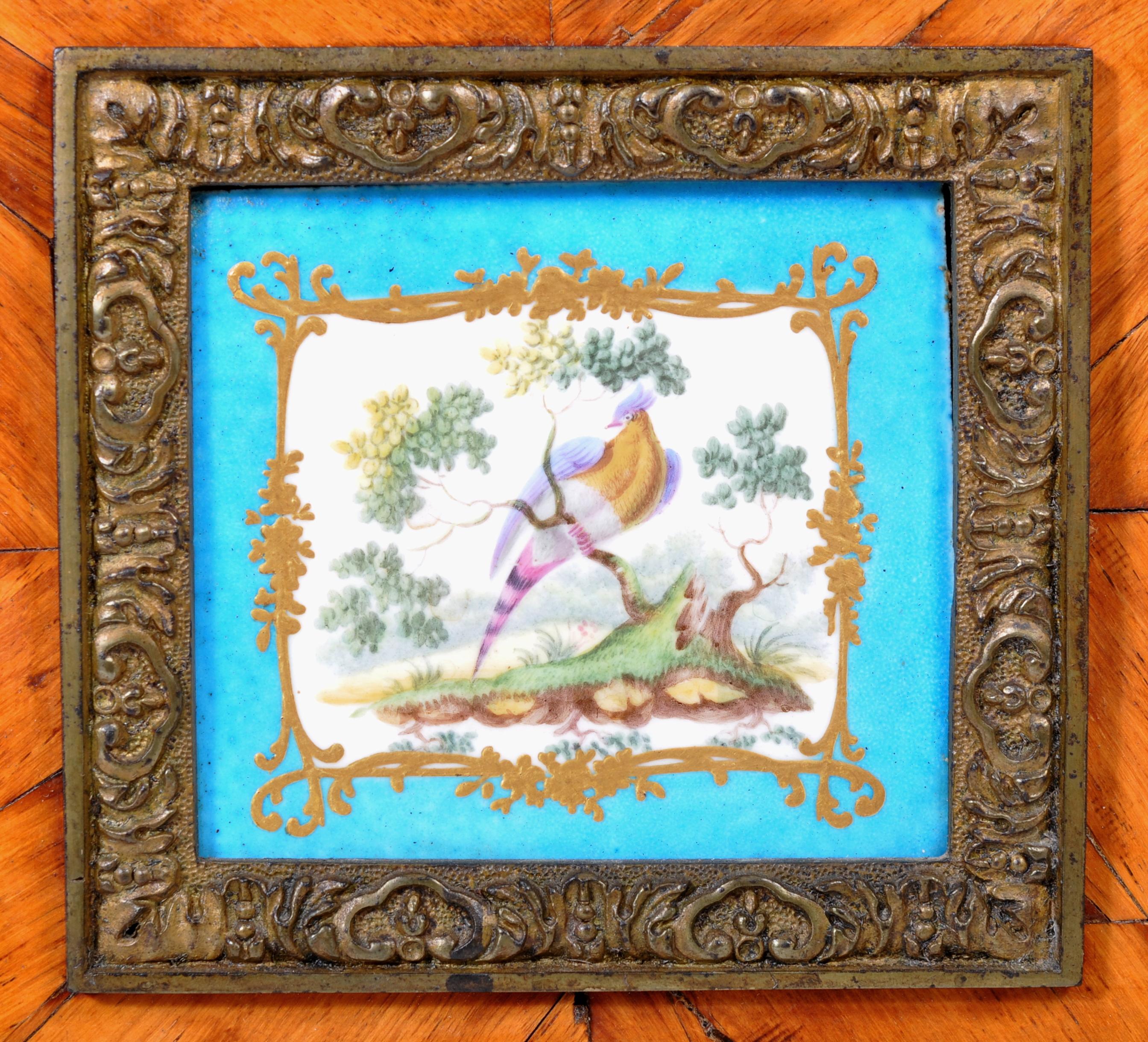 Antique French Louis XV Tulipwood and Sèvres Porcelain Jardinières, circa 1870 For Sale 12